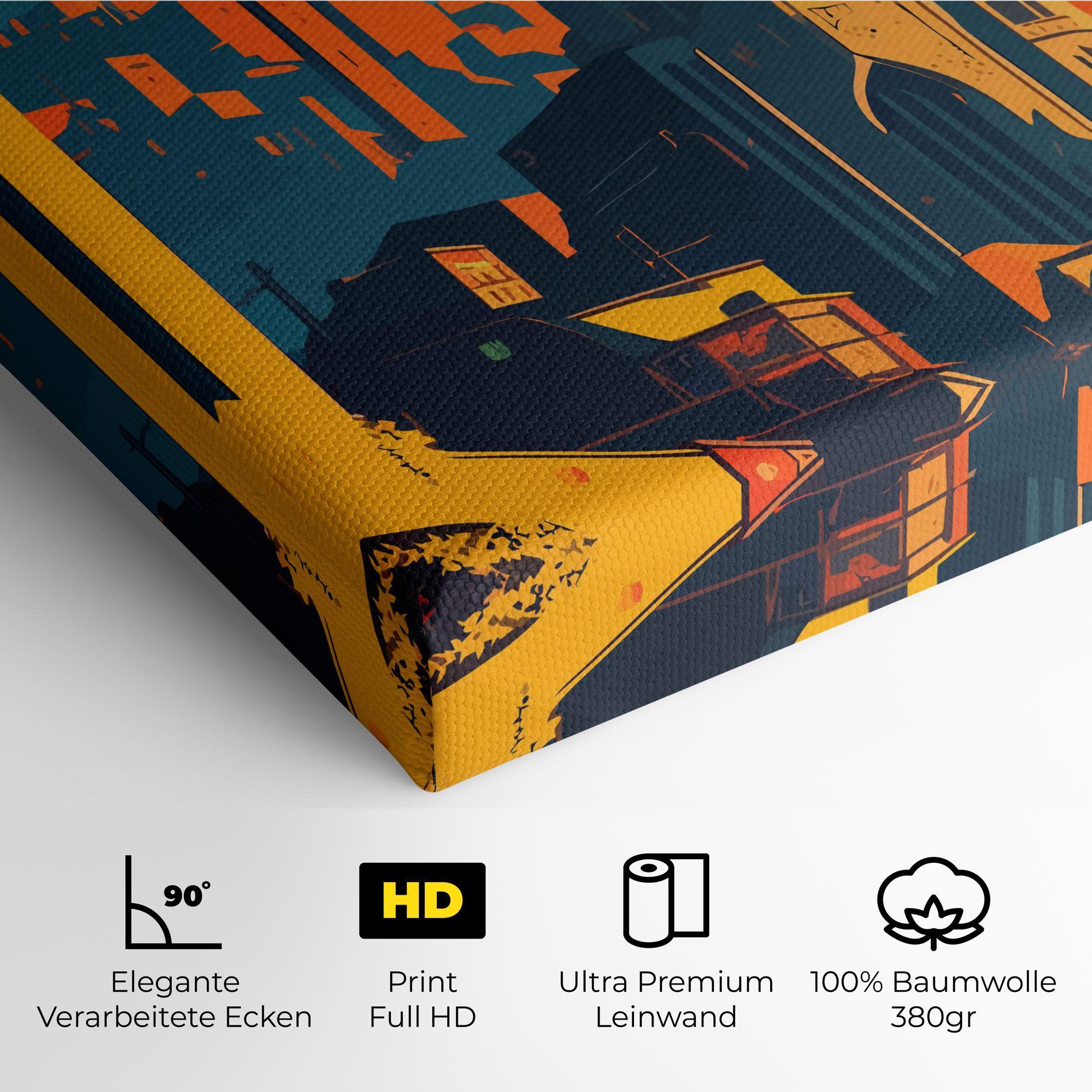 Leinwandbild African Tower mockup 4