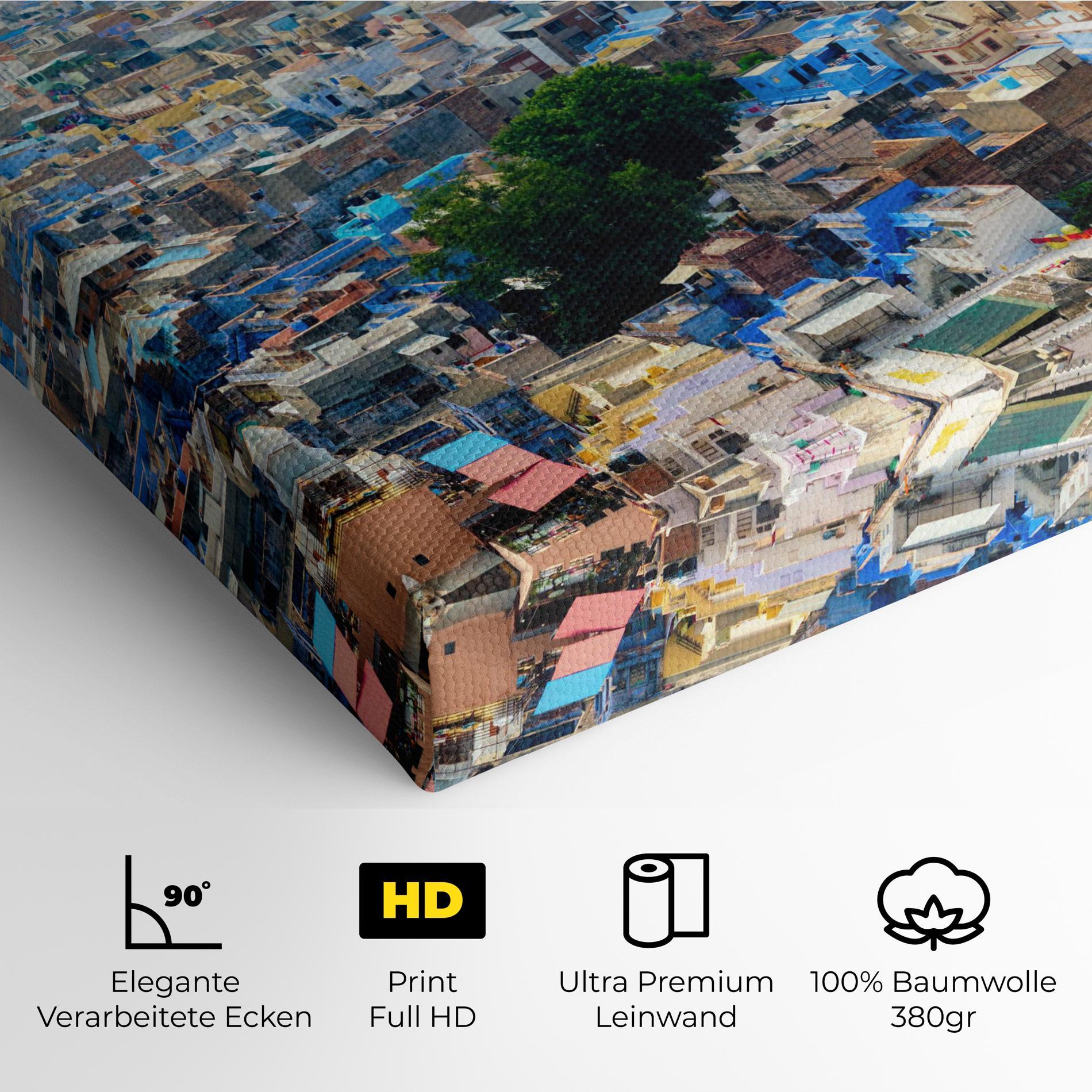 Leinwandbild Rajasthan India Buildings mockup 4