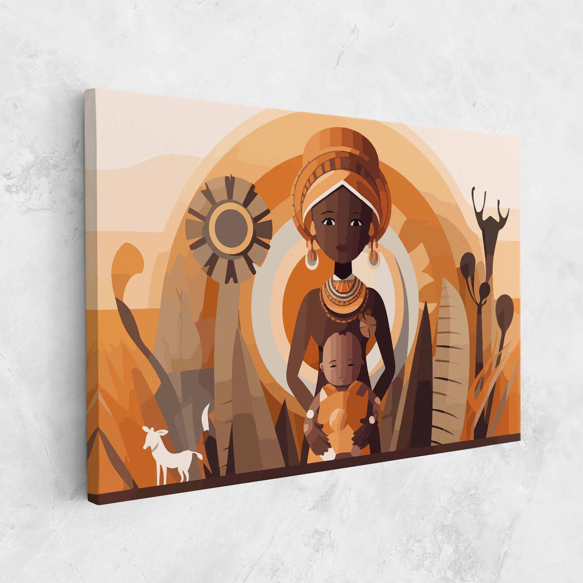 African Baby mockup 1