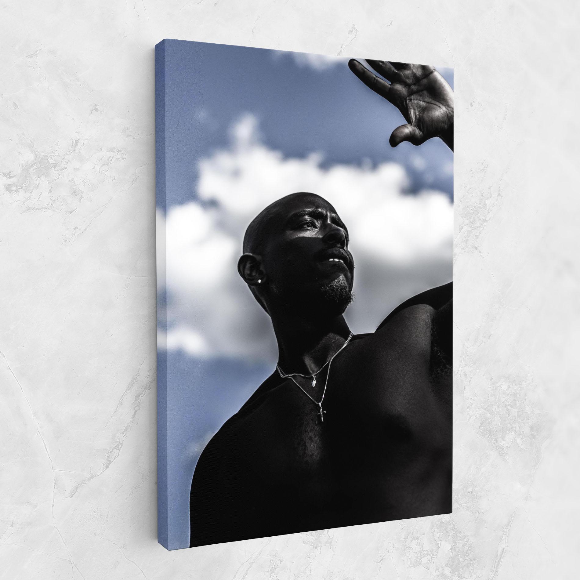 Leinwandbild African Blue Sky mockup 1