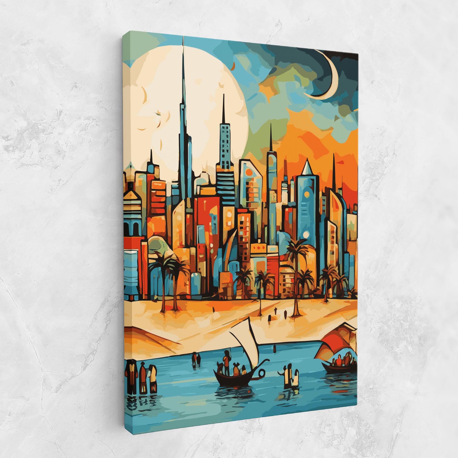 Leinwandbild African Moon mockup 1