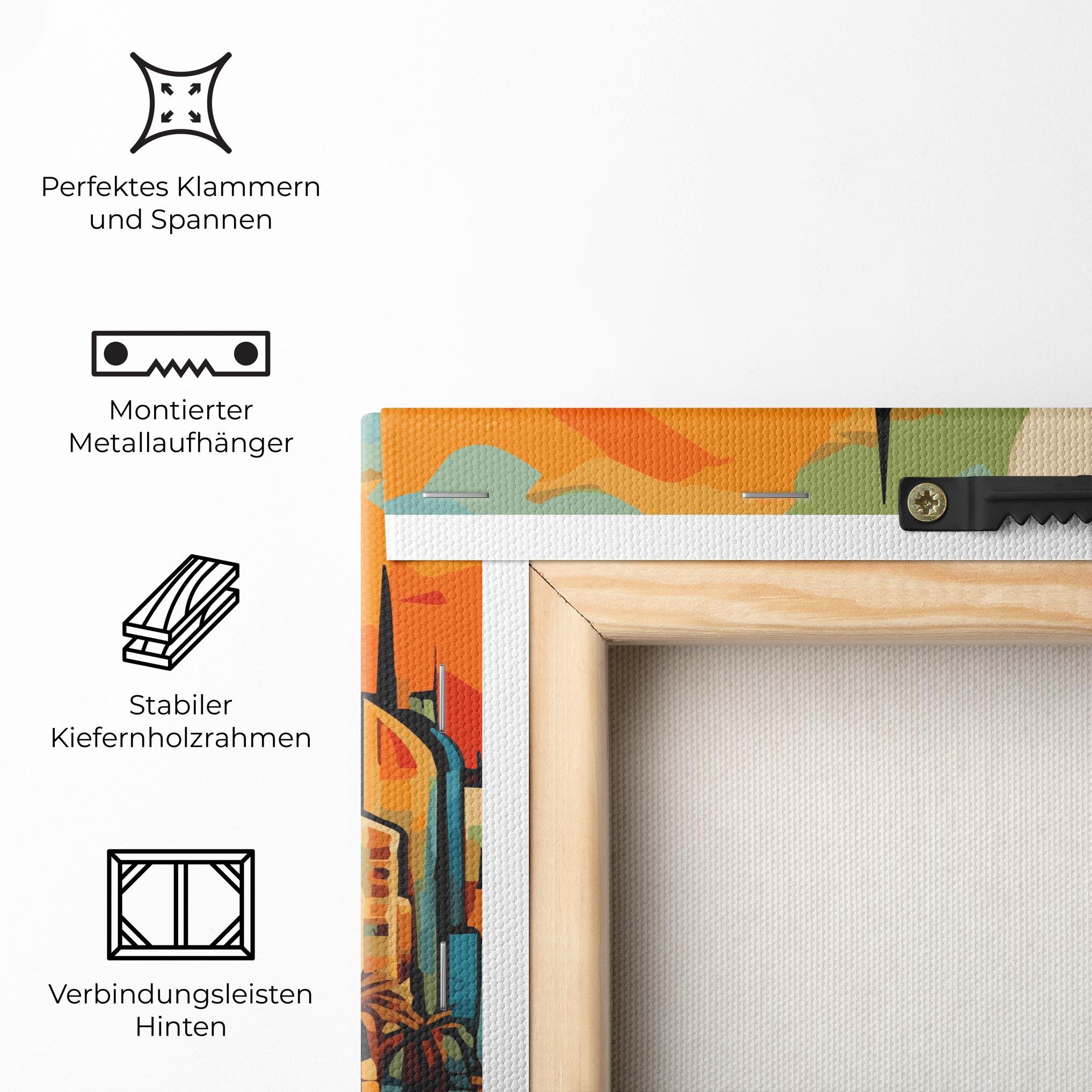 Leinwandbild African Moon mockup 5