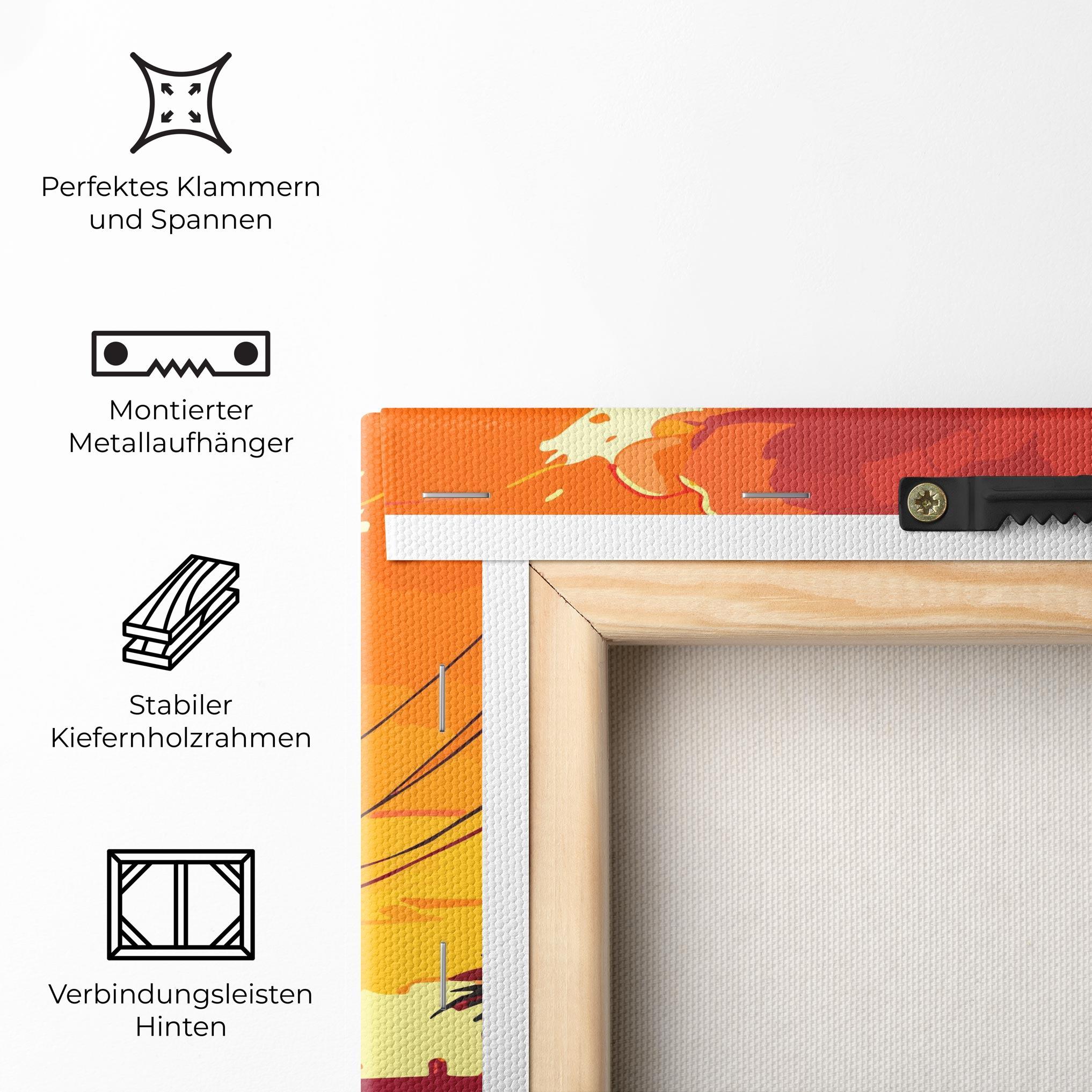 Leinwandbild African Smoke mockup 5