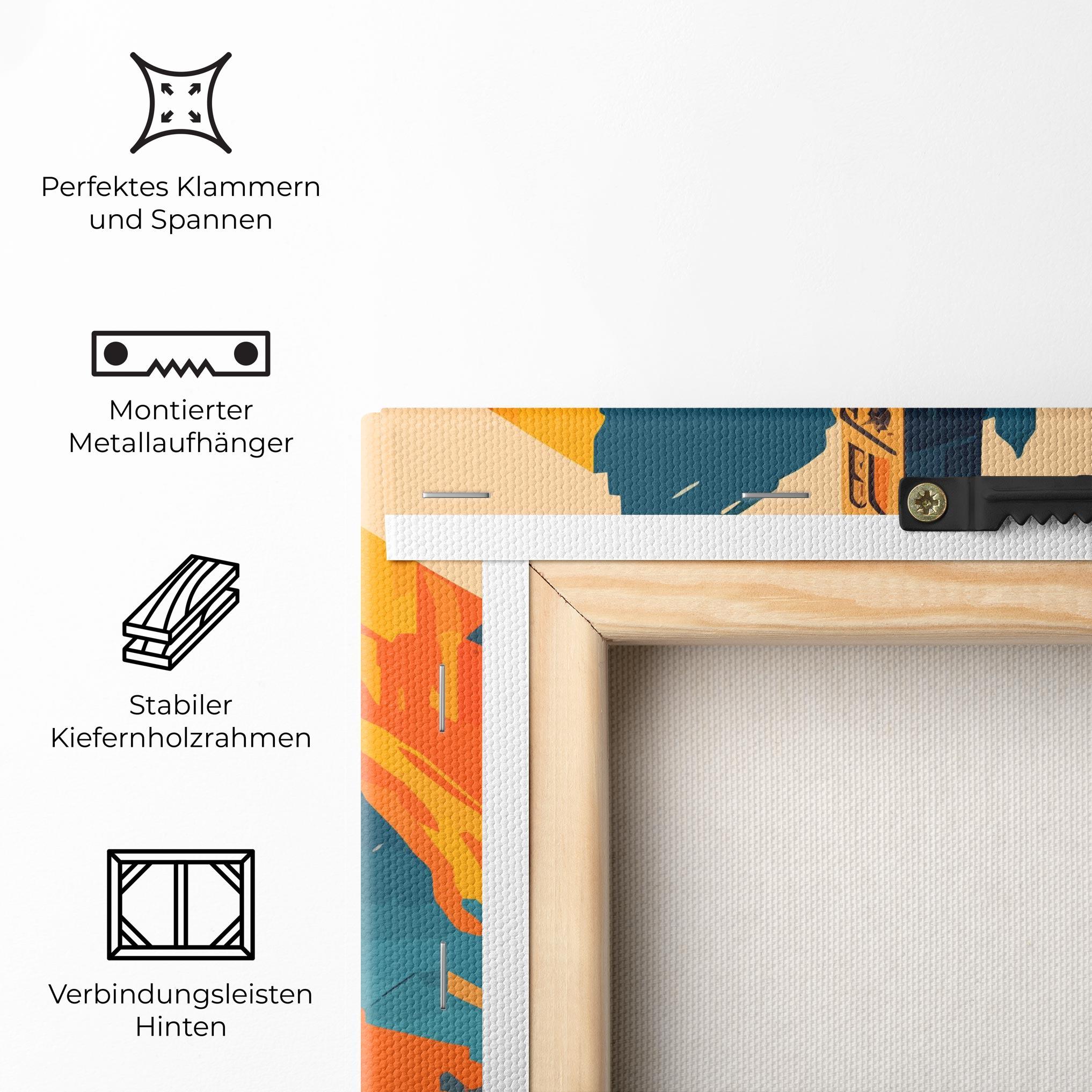 Leinwandbild African Tower mockup 5