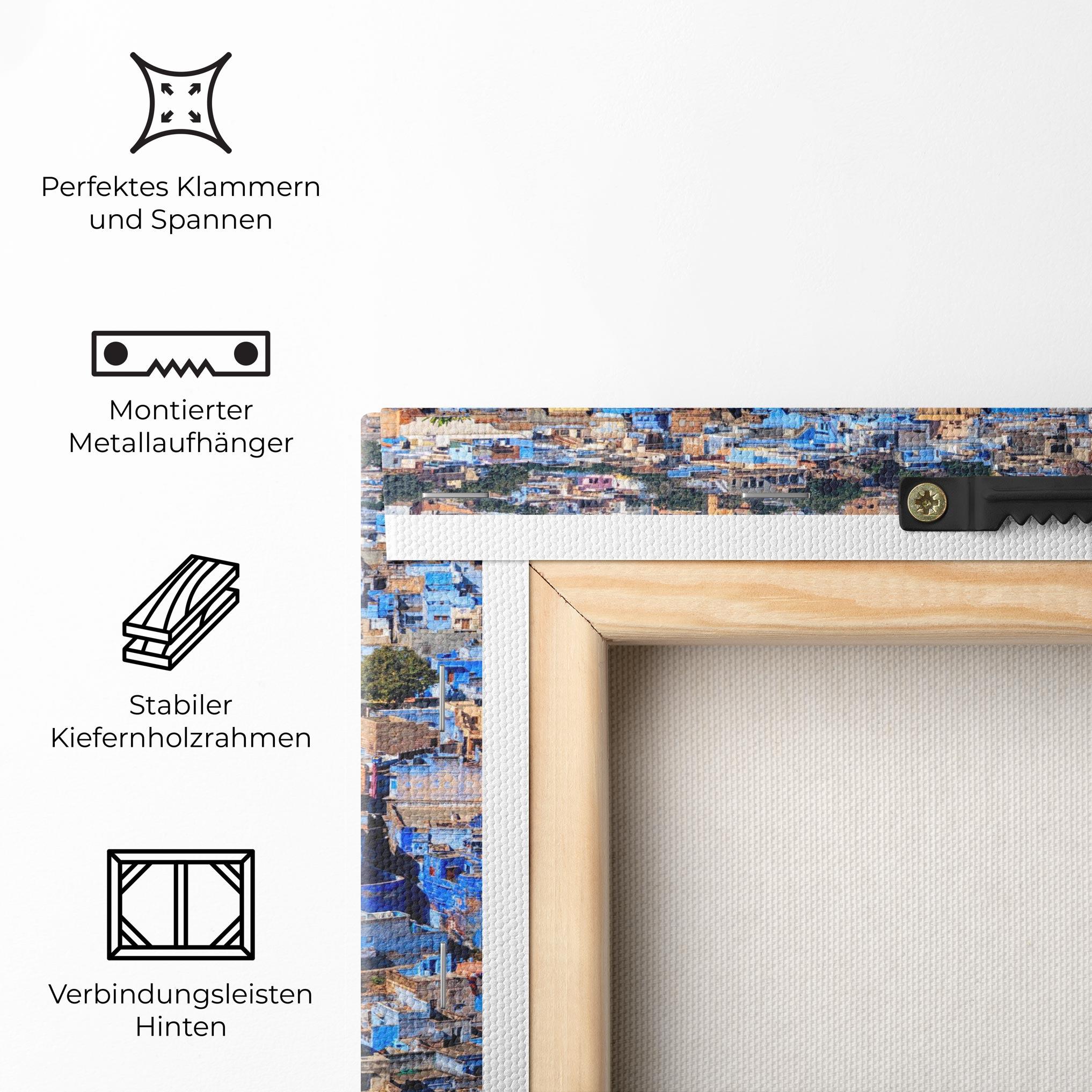 Leinwandbild Brahmin Houses mockup 5