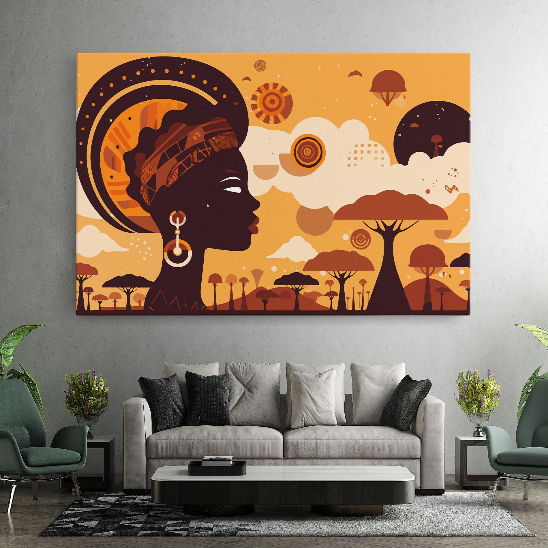 Leinwandbild African Art mockup 7