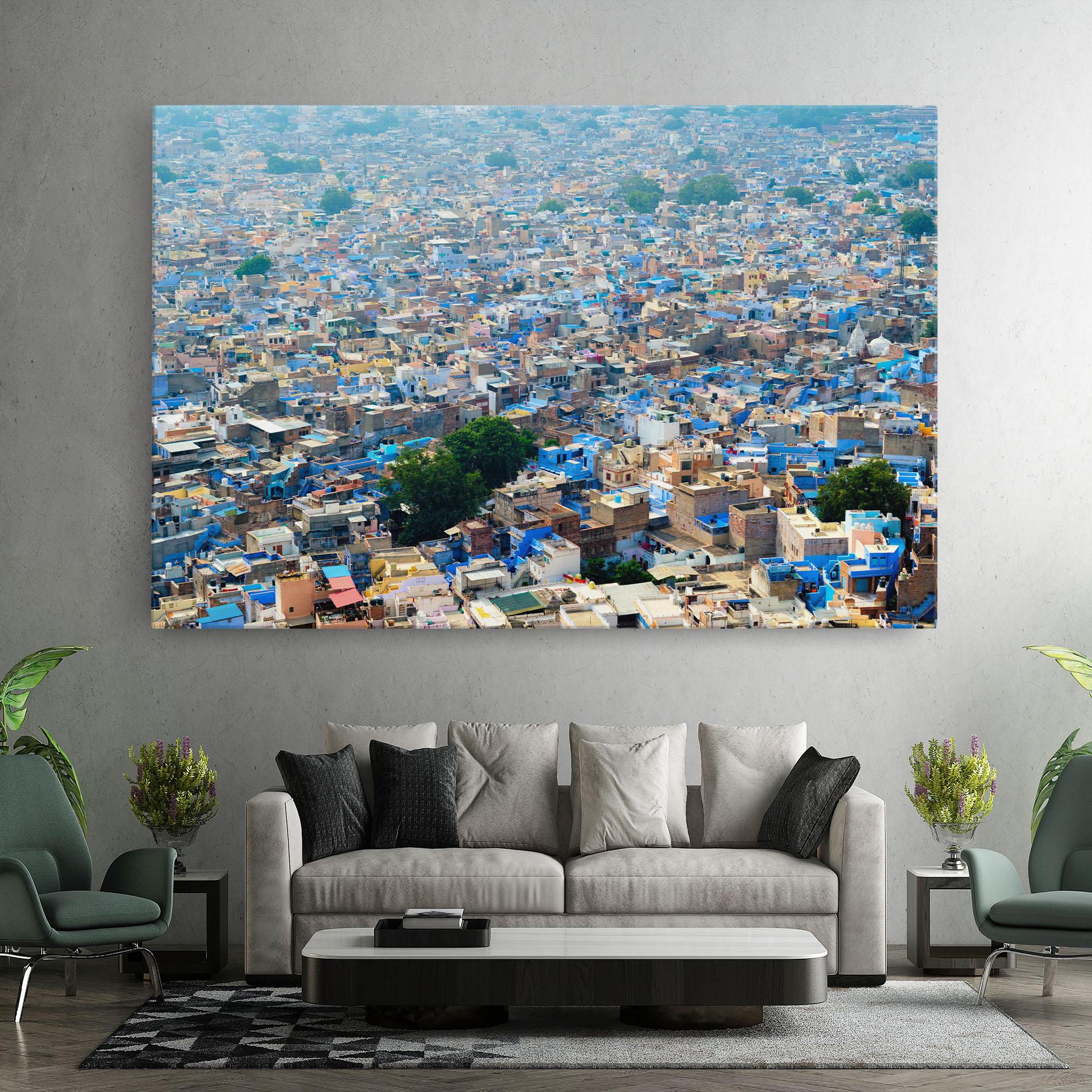 Leinwandbild Rajasthan India Buildings mockup 7