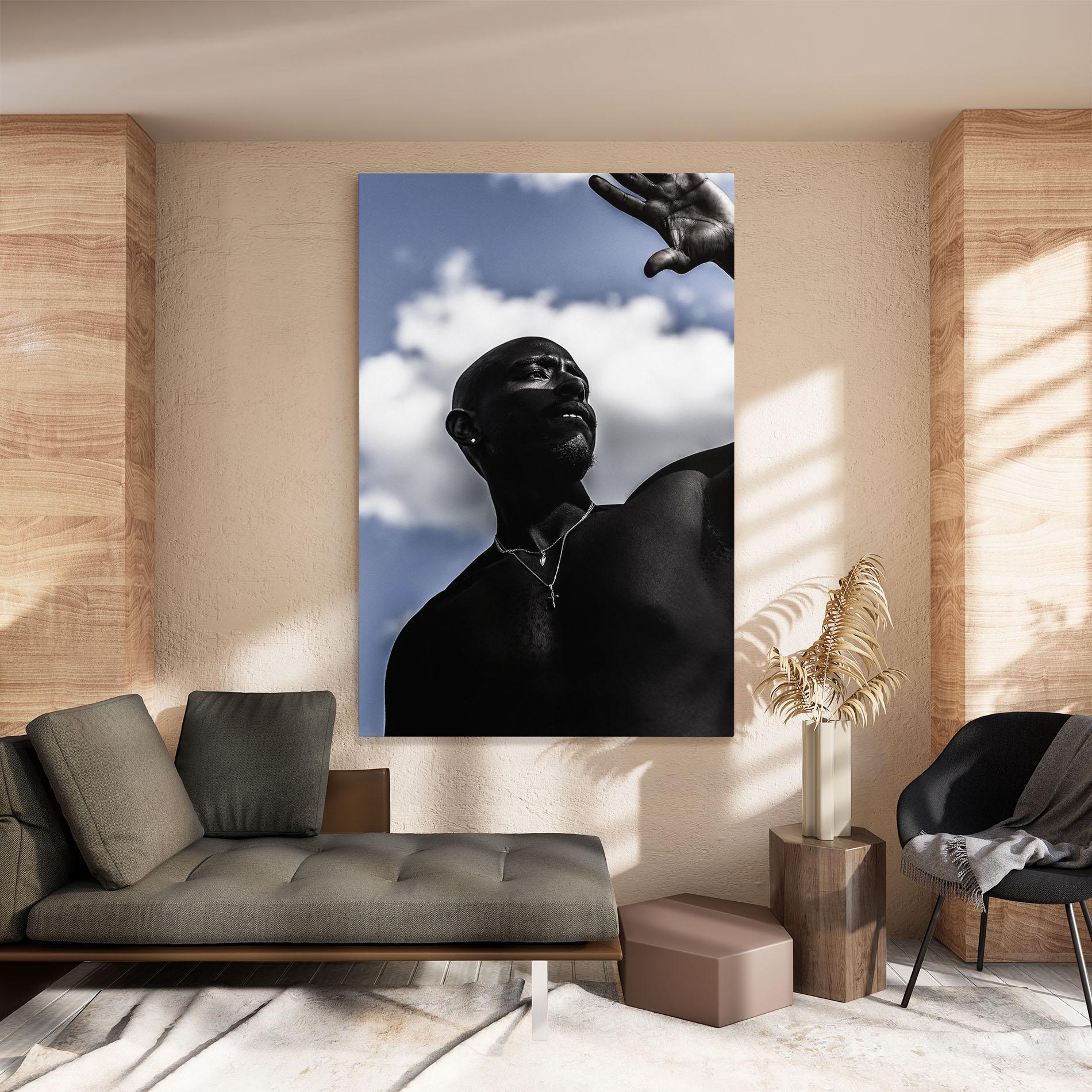 Leinwandbild African Blue Sky mockup 8