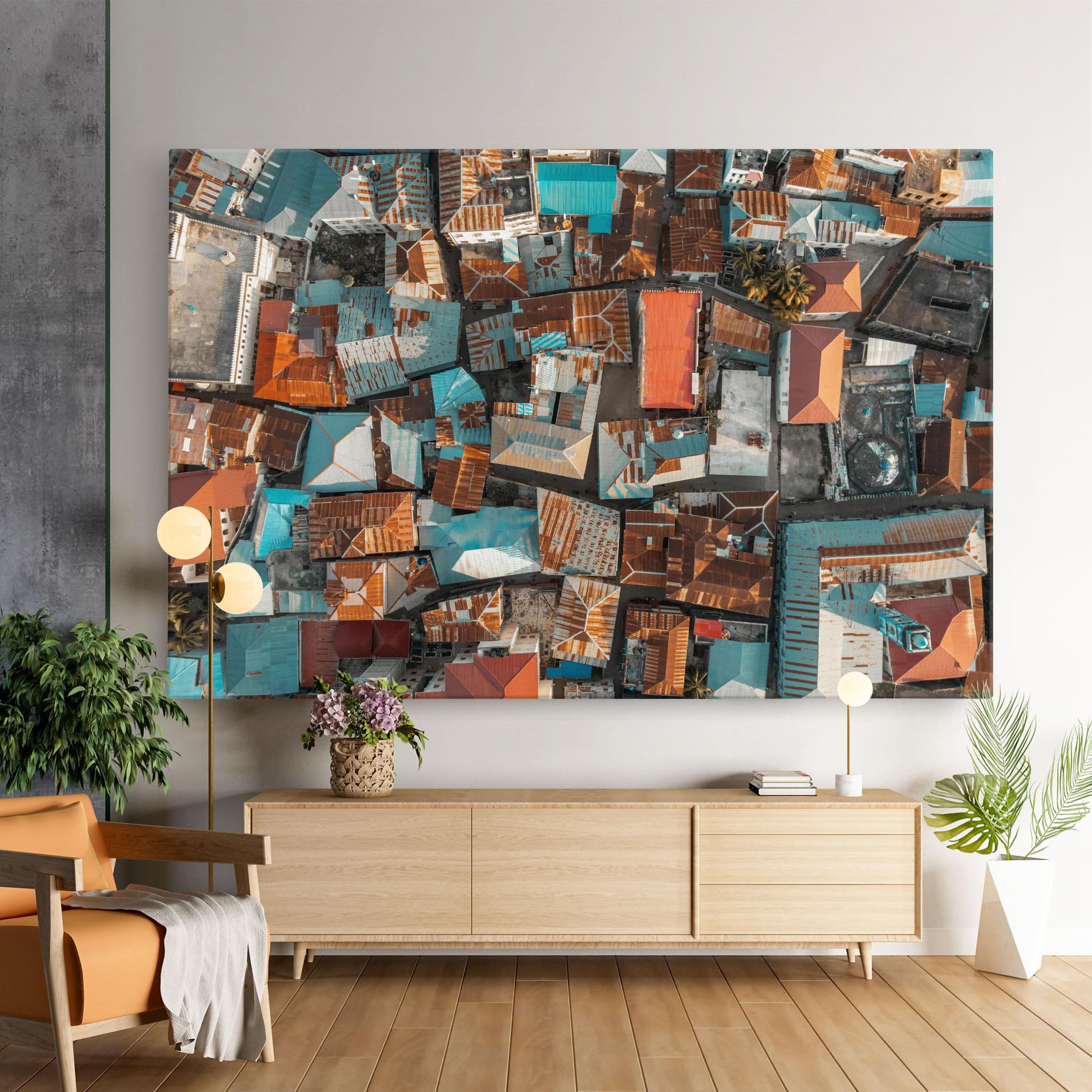 Leinwandbild Island Tanzania mockup 9