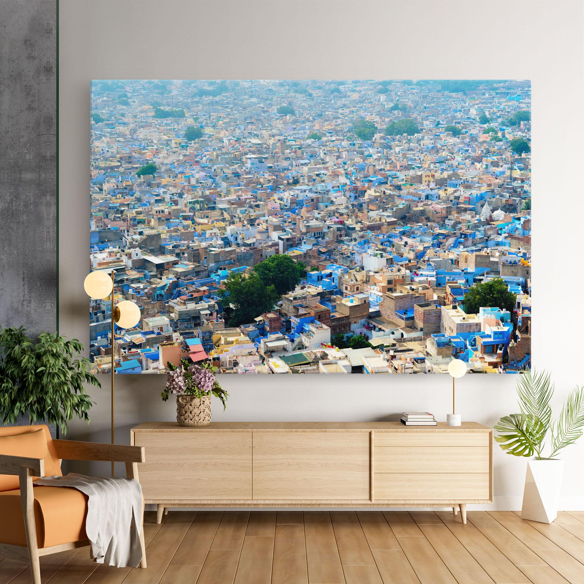 Leinwandbild Rajasthan India Buildings mockup 9