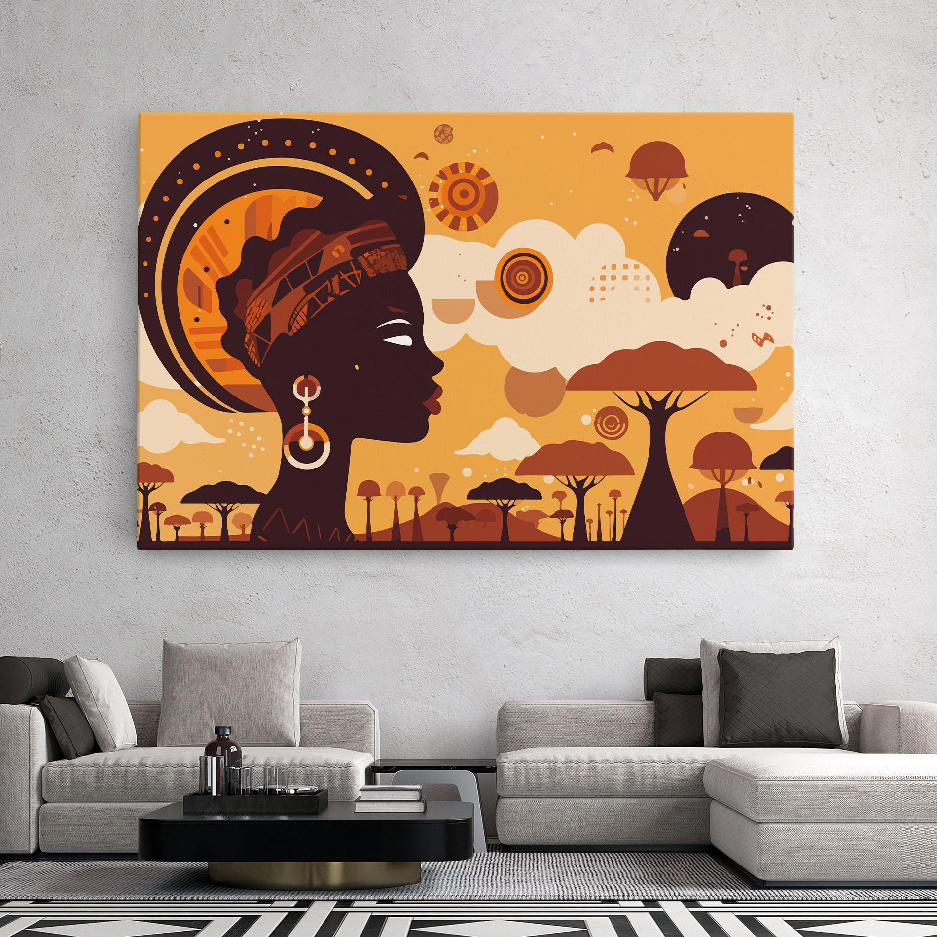Leinwandbild African Art mockup 2