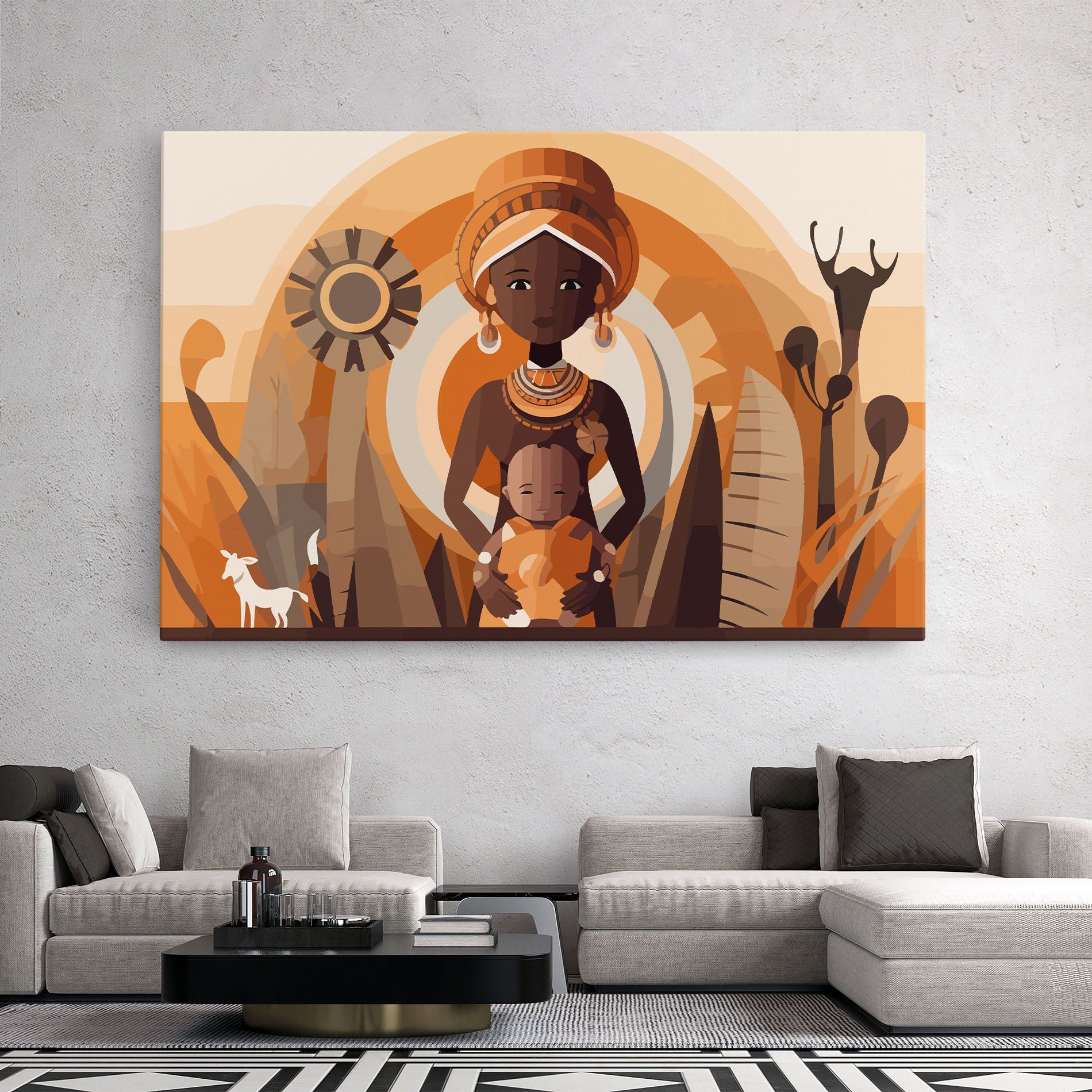 African Baby mockup 2