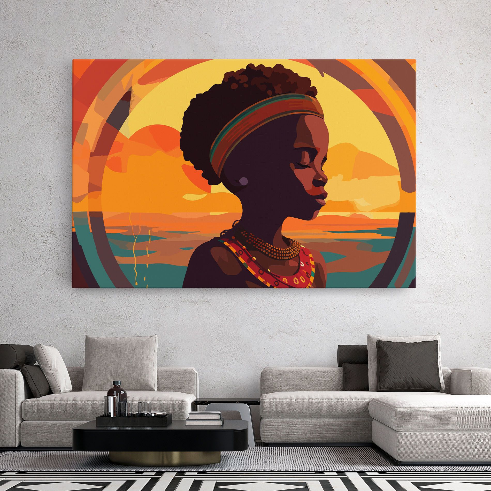 African Pretty Child mockup 2