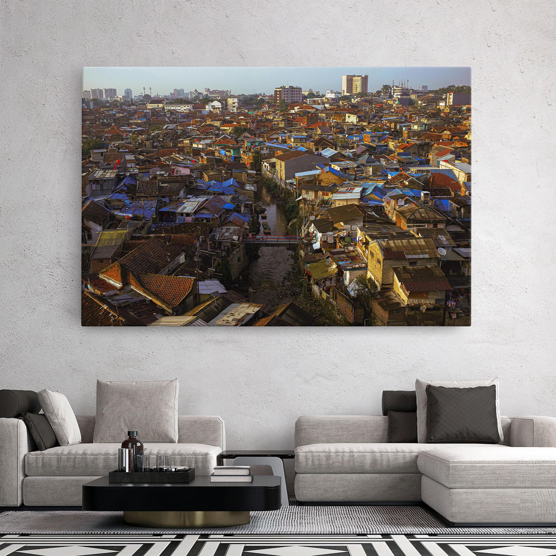 Leinwandbild Bandung Golden Hour mockup 2