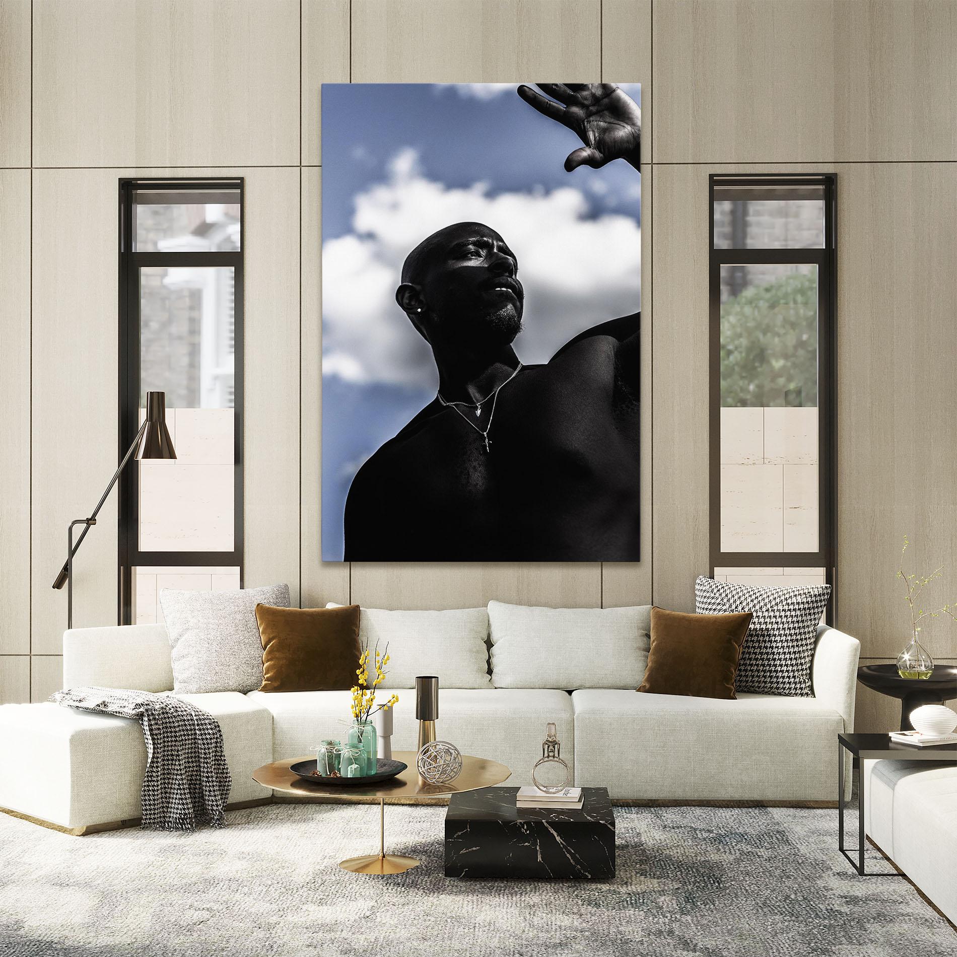 Leinwandbild African Blue Sky mockup 2