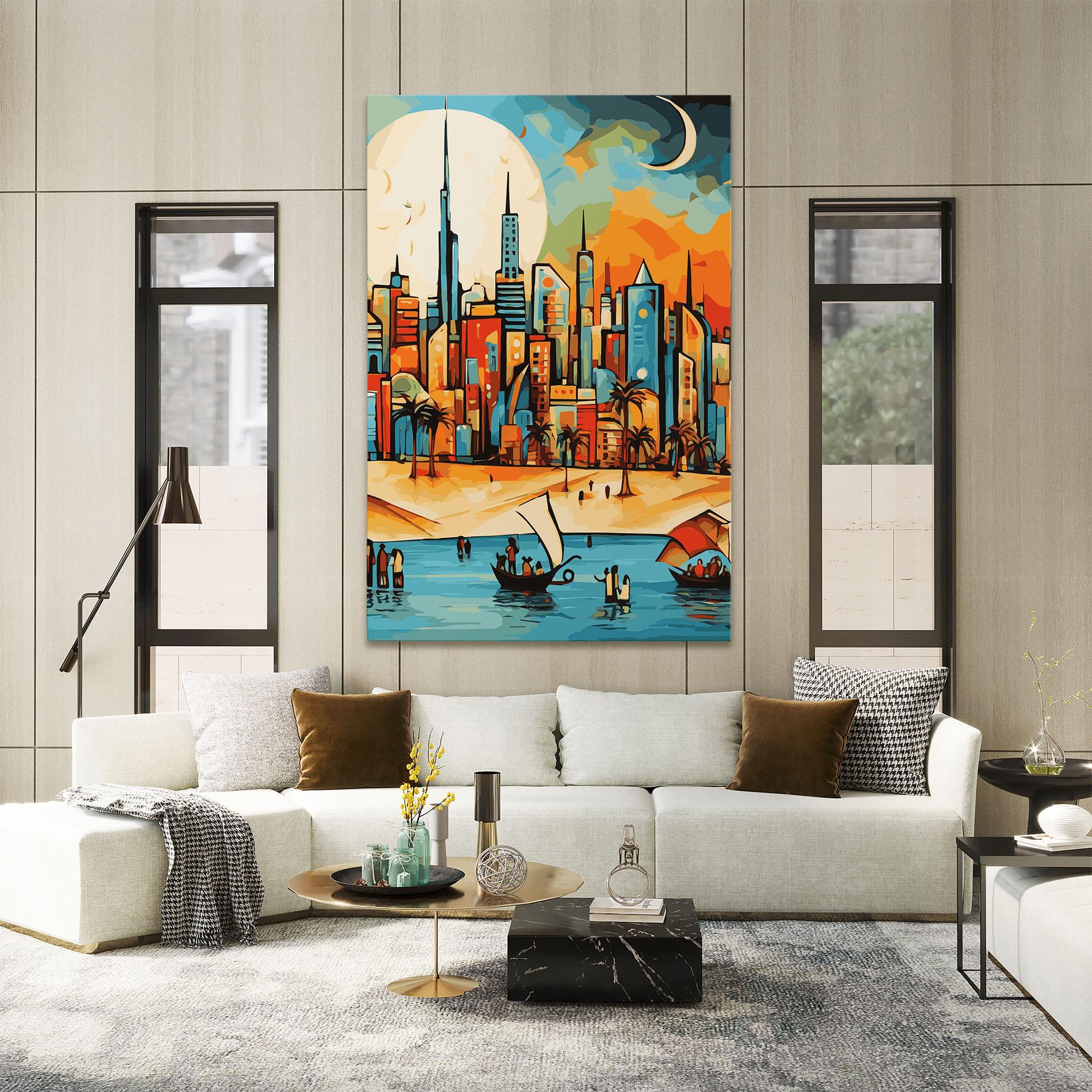 Leinwandbild African Moon mockup 2