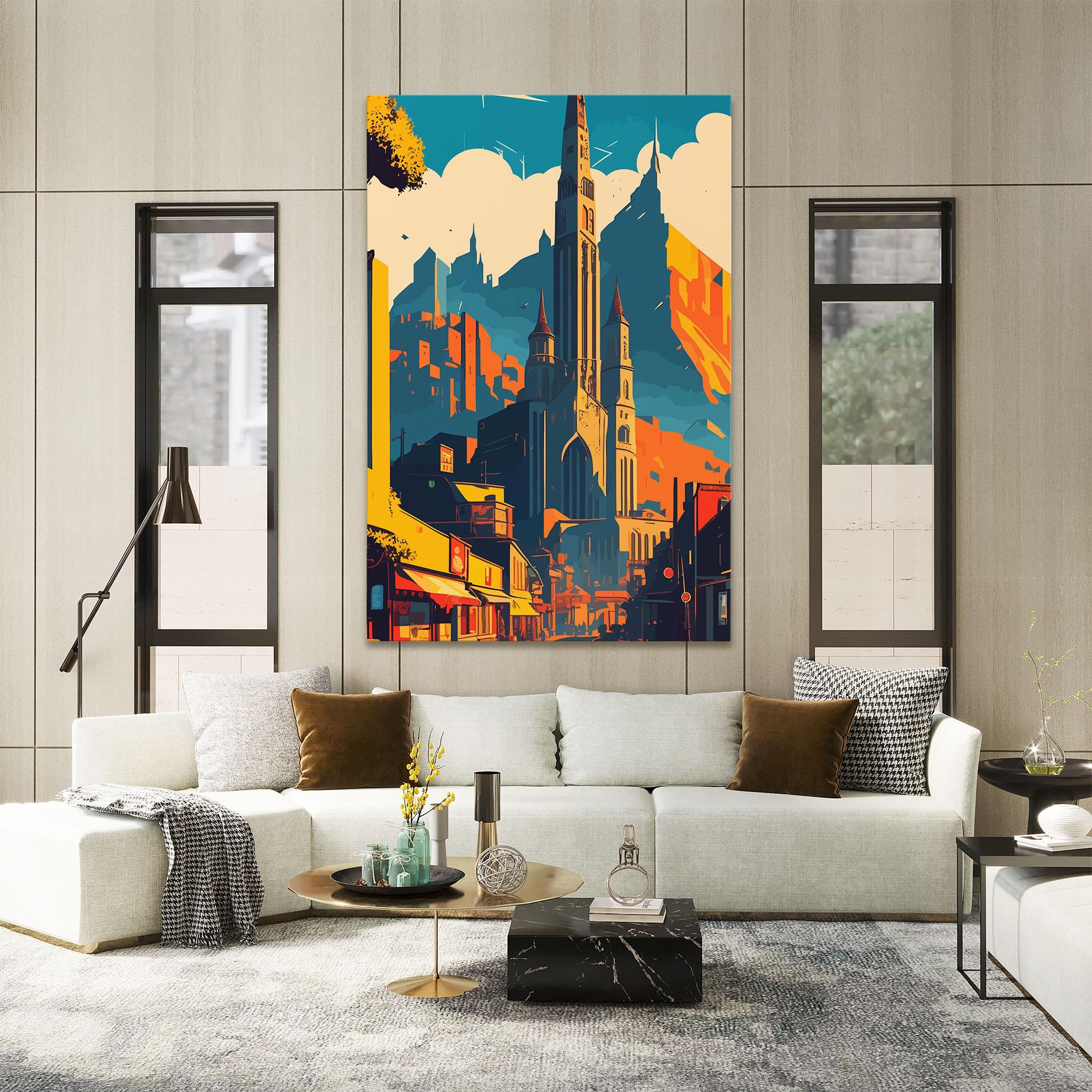 Leinwandbild African Tower mockup 2