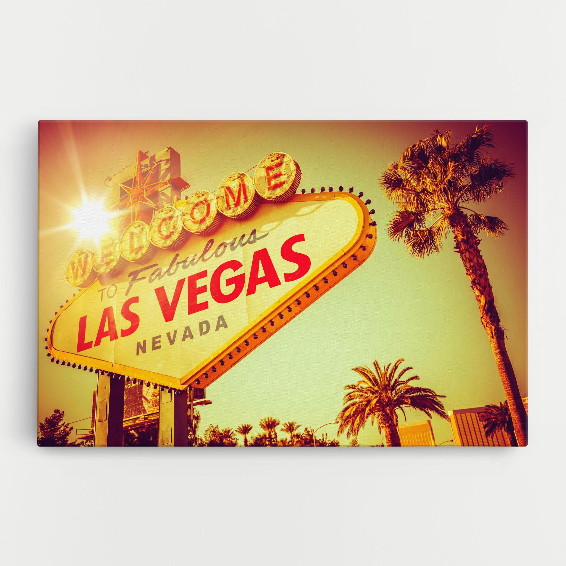Leinwandbild Las Vegas Nevada mockup 0