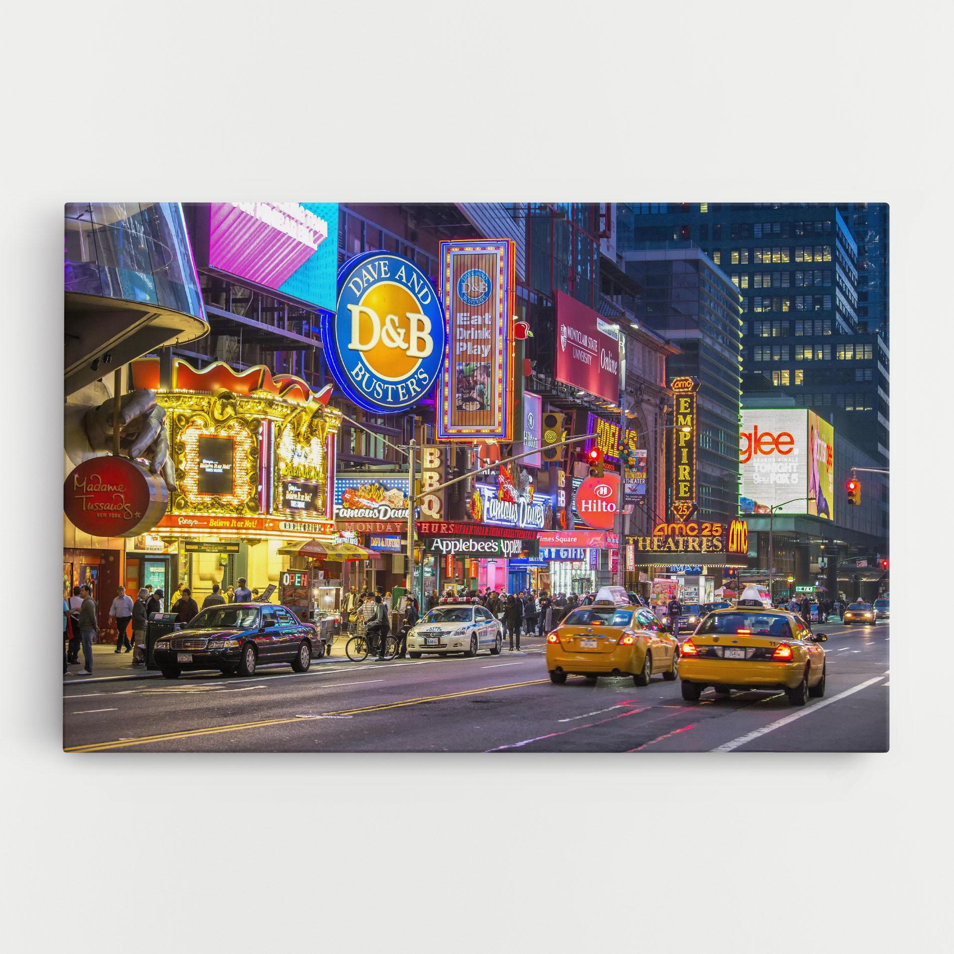 Leinwandbild New York Lights mockup 0