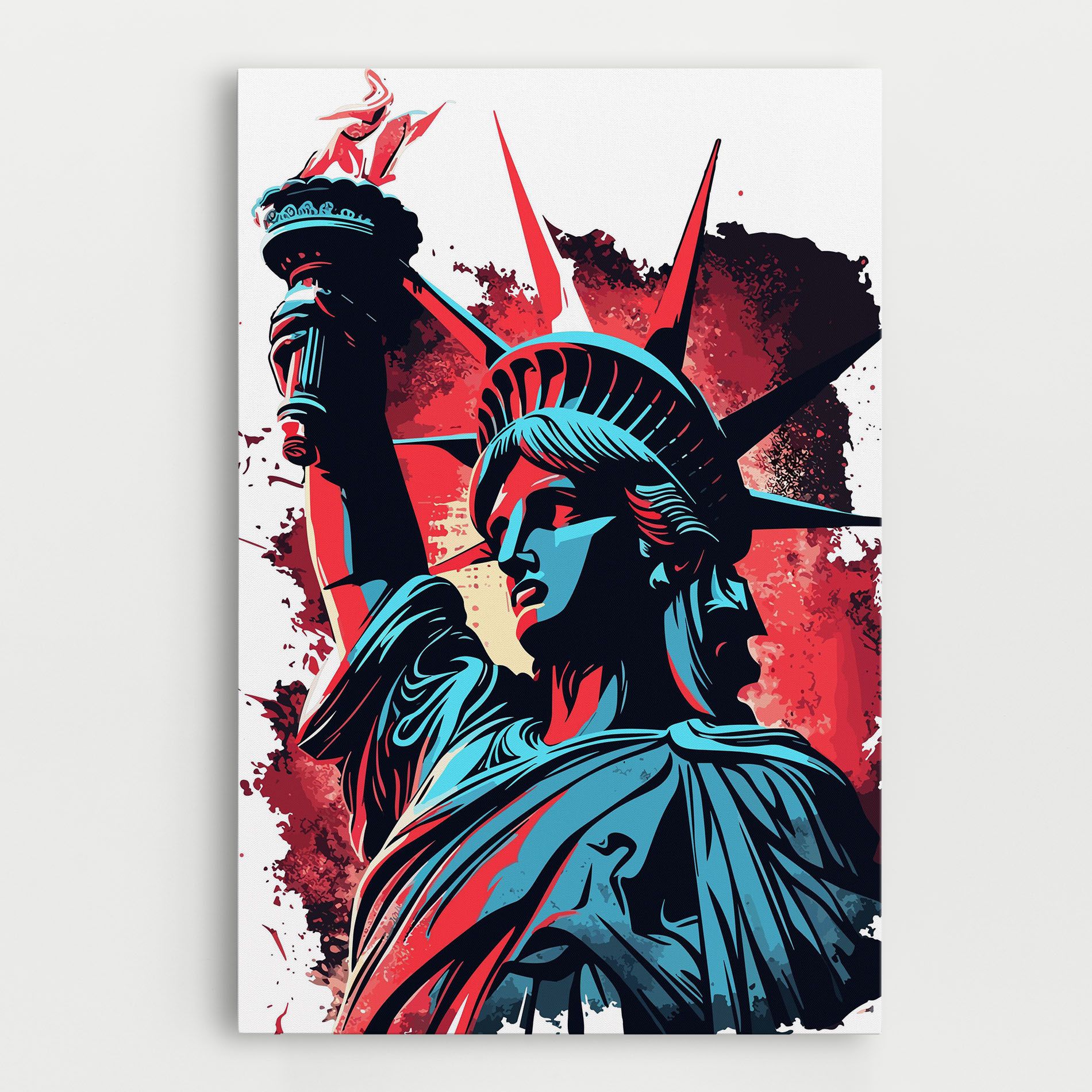 Liberty Statue Art mockup 0
