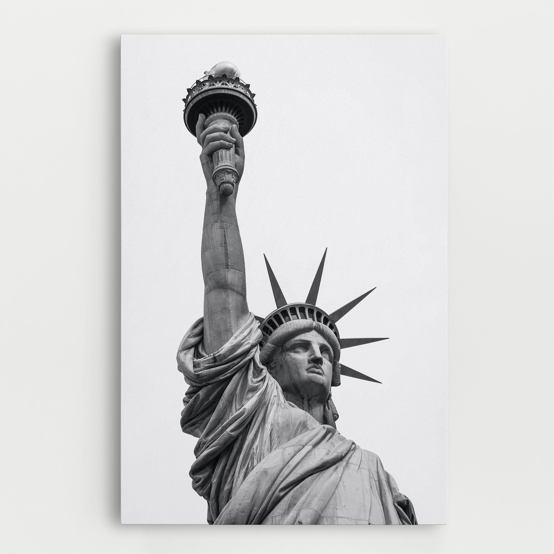 Leinwandbild Liberty Statue mockup 0