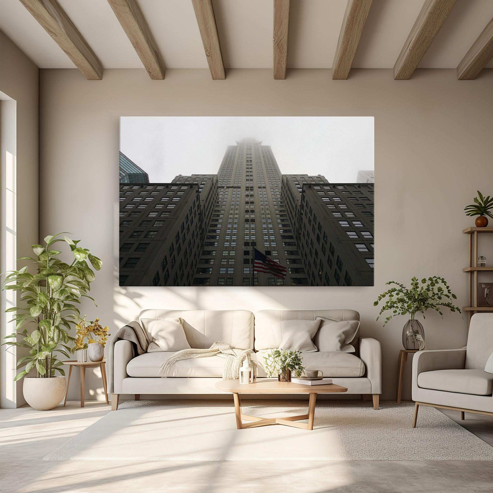 Leinwandbild New York City Skyscraper mockup 6