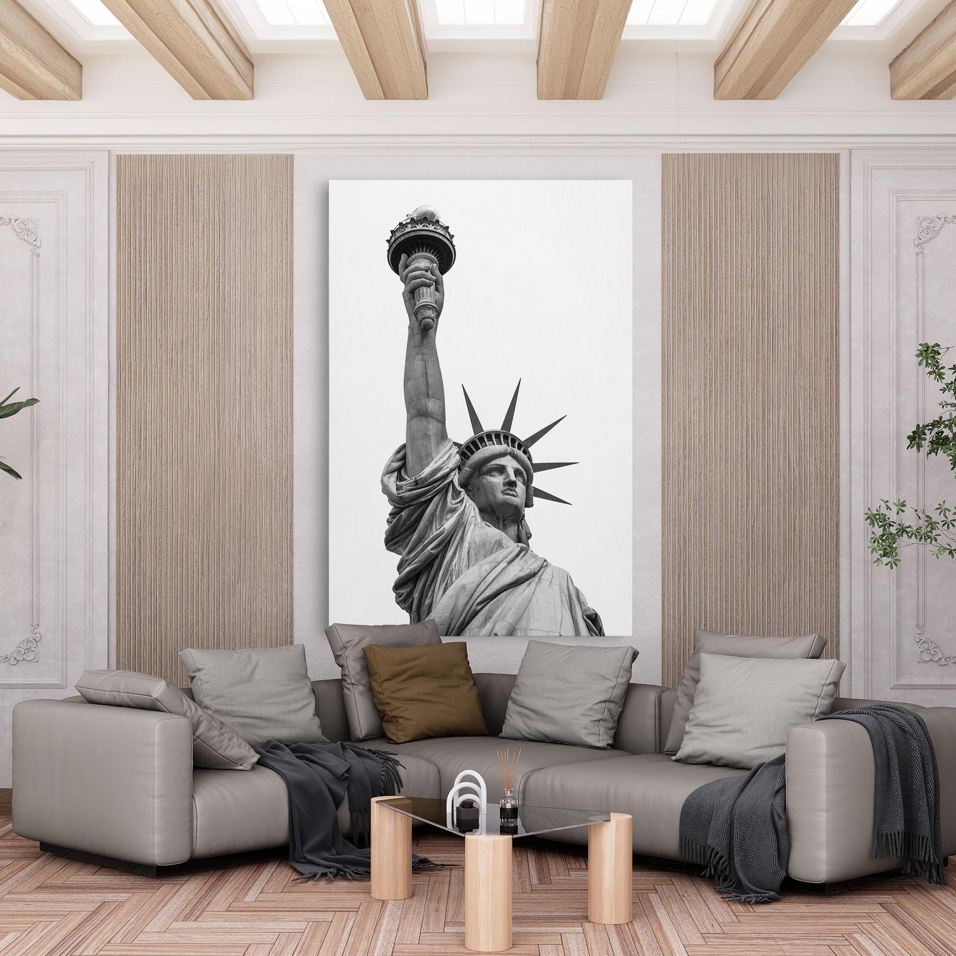 Leinwandbild Liberty Statue mockup 6