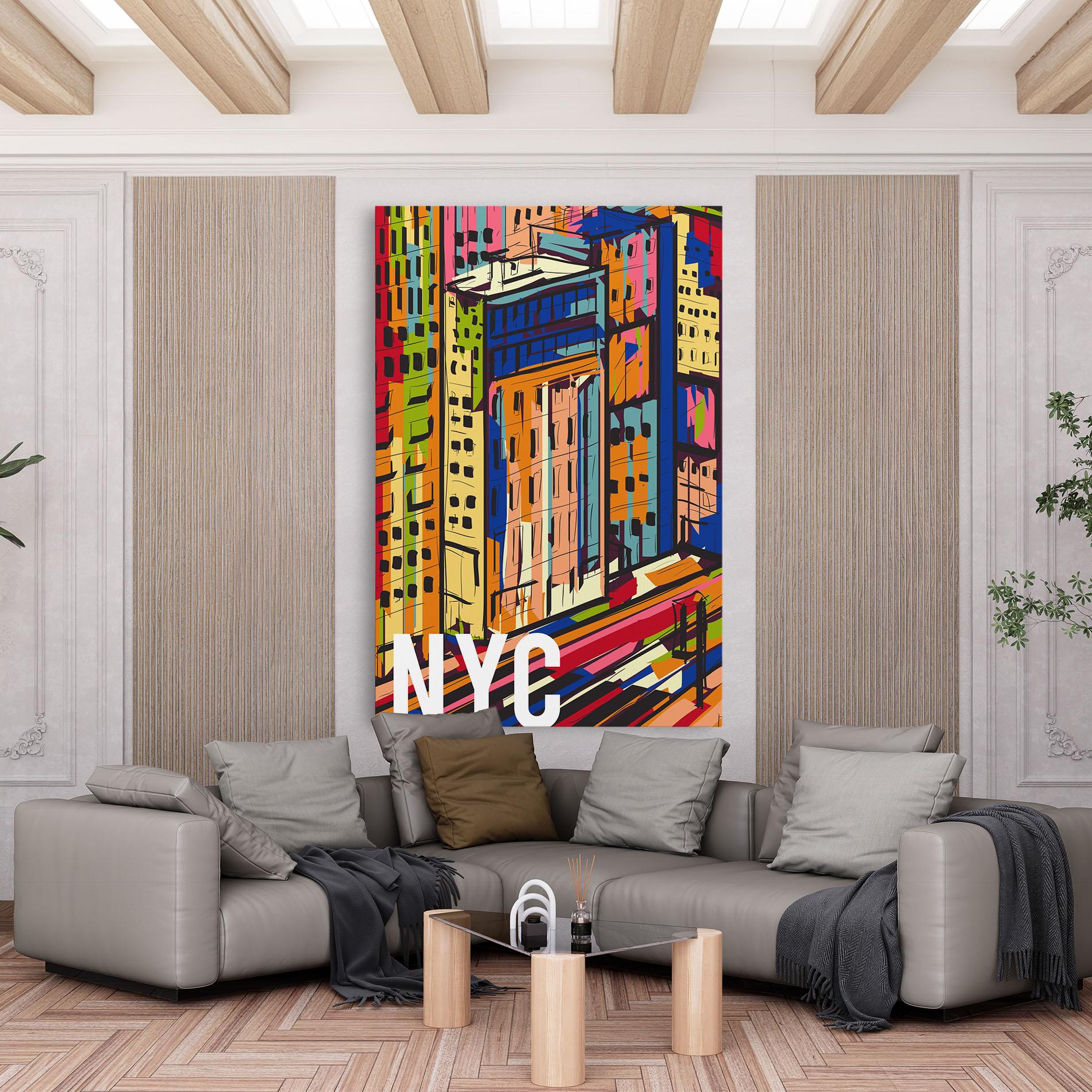 Leinwandbild New York City Art mockup 6