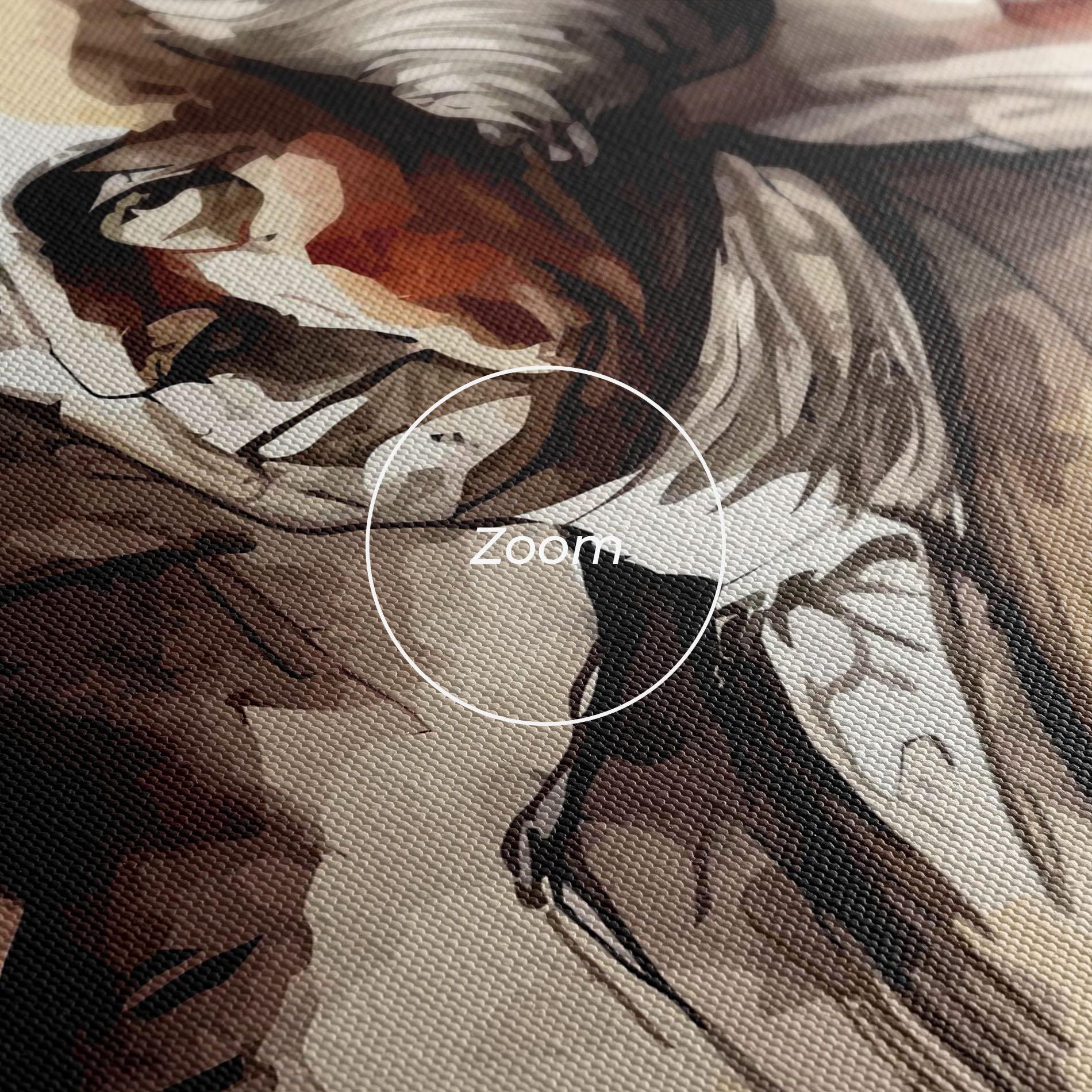 Leinwandbild American Art Flag mockup 3