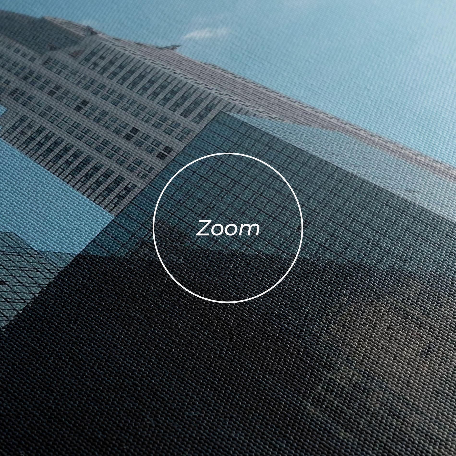 Leinwandbild Big Glass Tower mockup 3