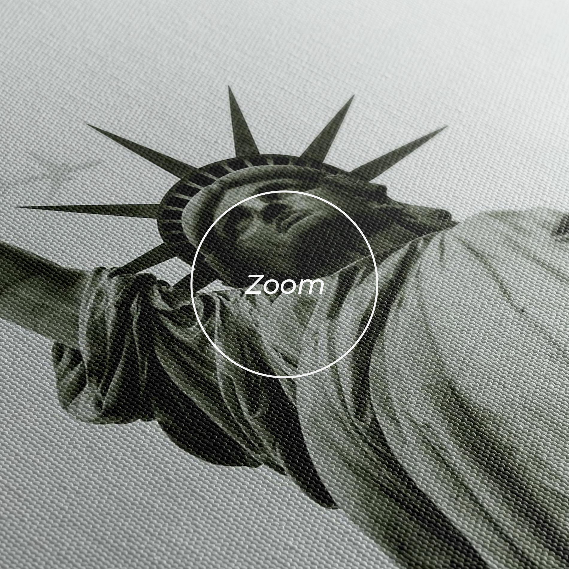 Leinwandbild Liberty Statue Day mockup 3