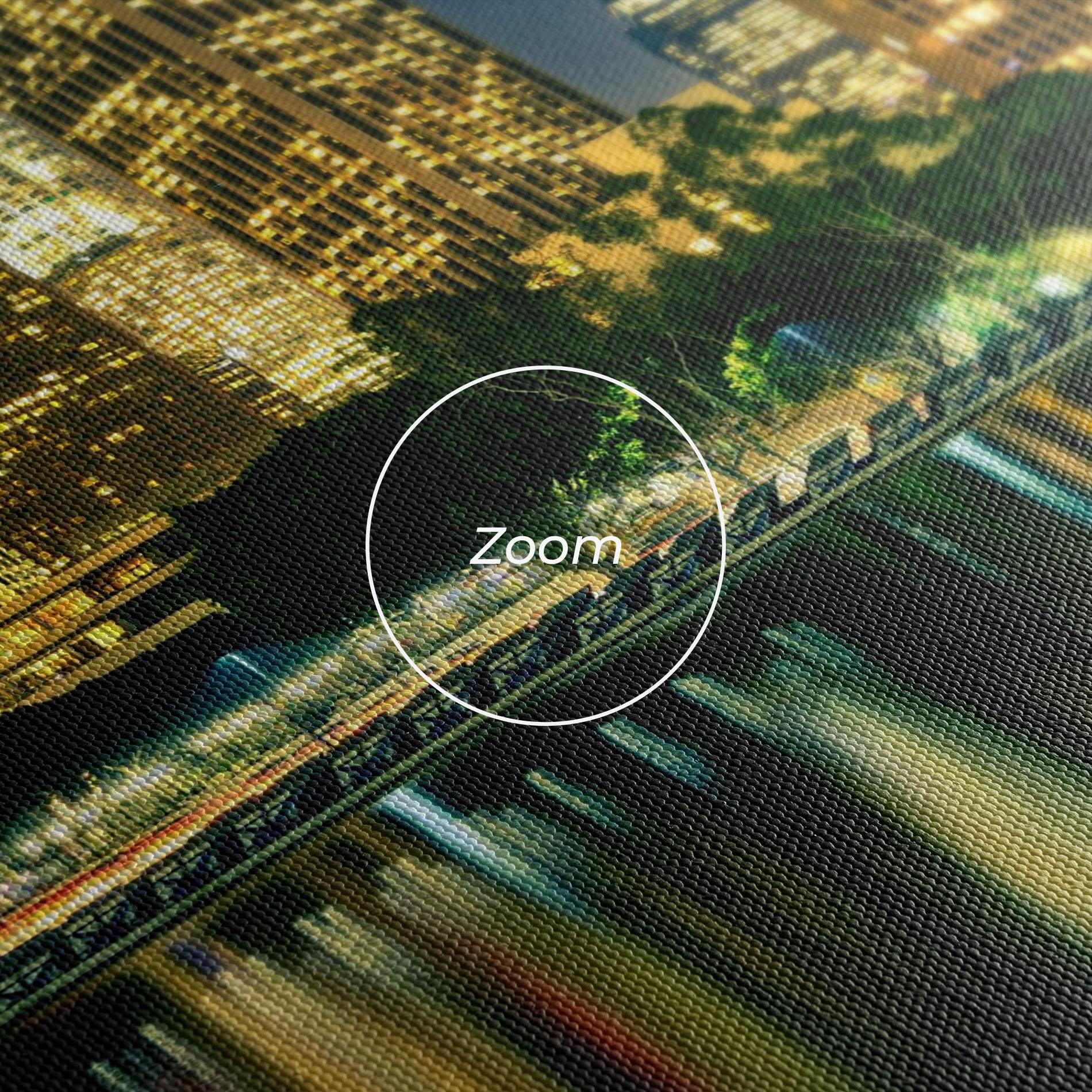 Leinwandbild Los Angeles Night mockup 3