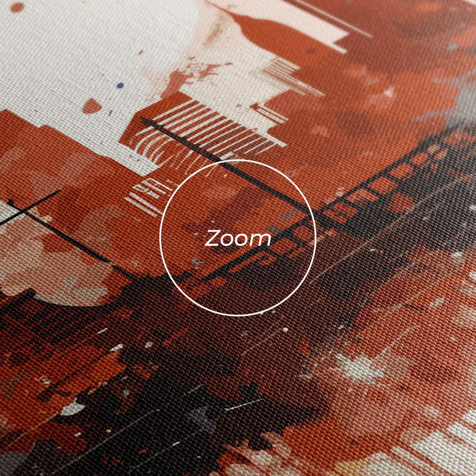 Red Blue Liberty Statue mockup 3