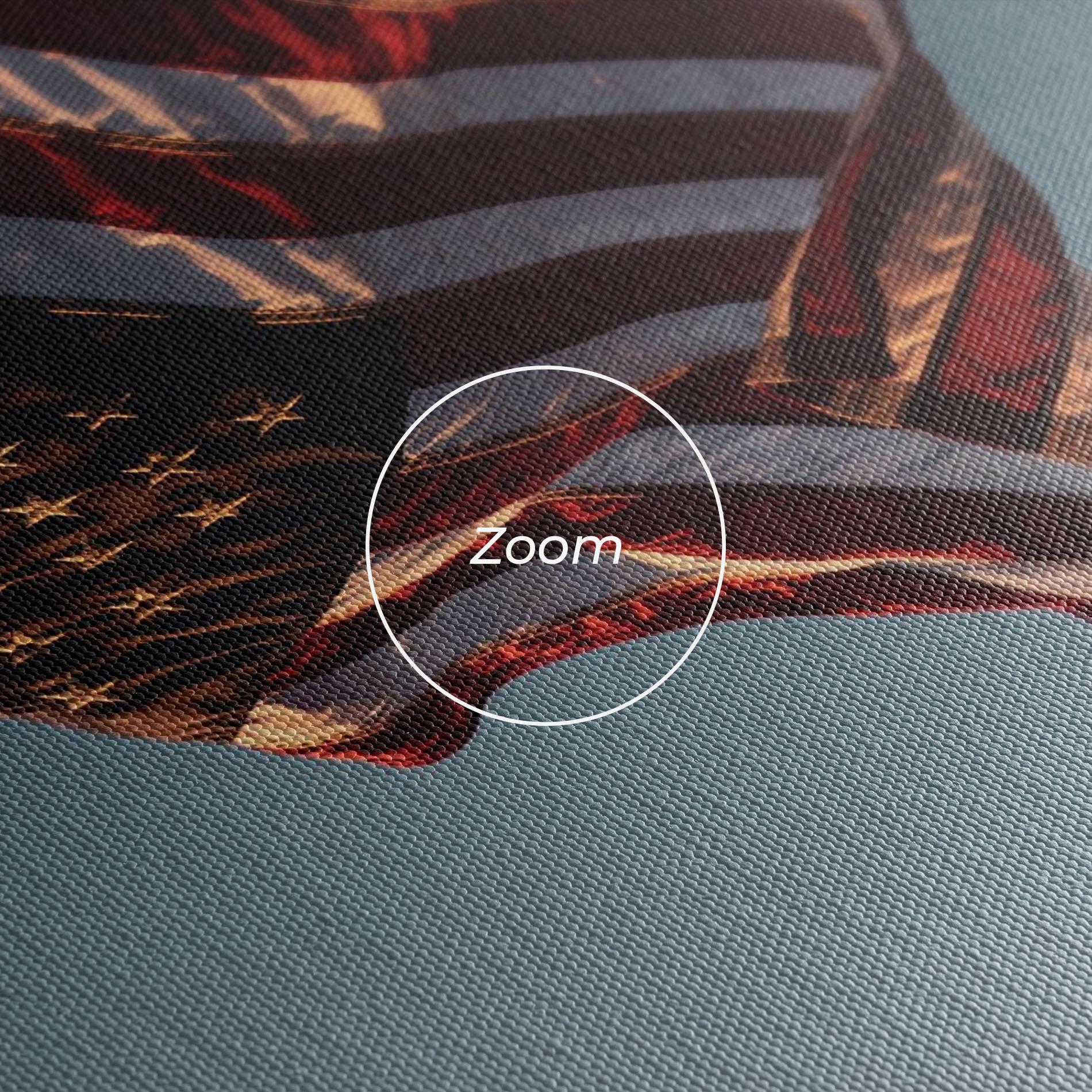 Leinwandbild Usa Flag mockup 3