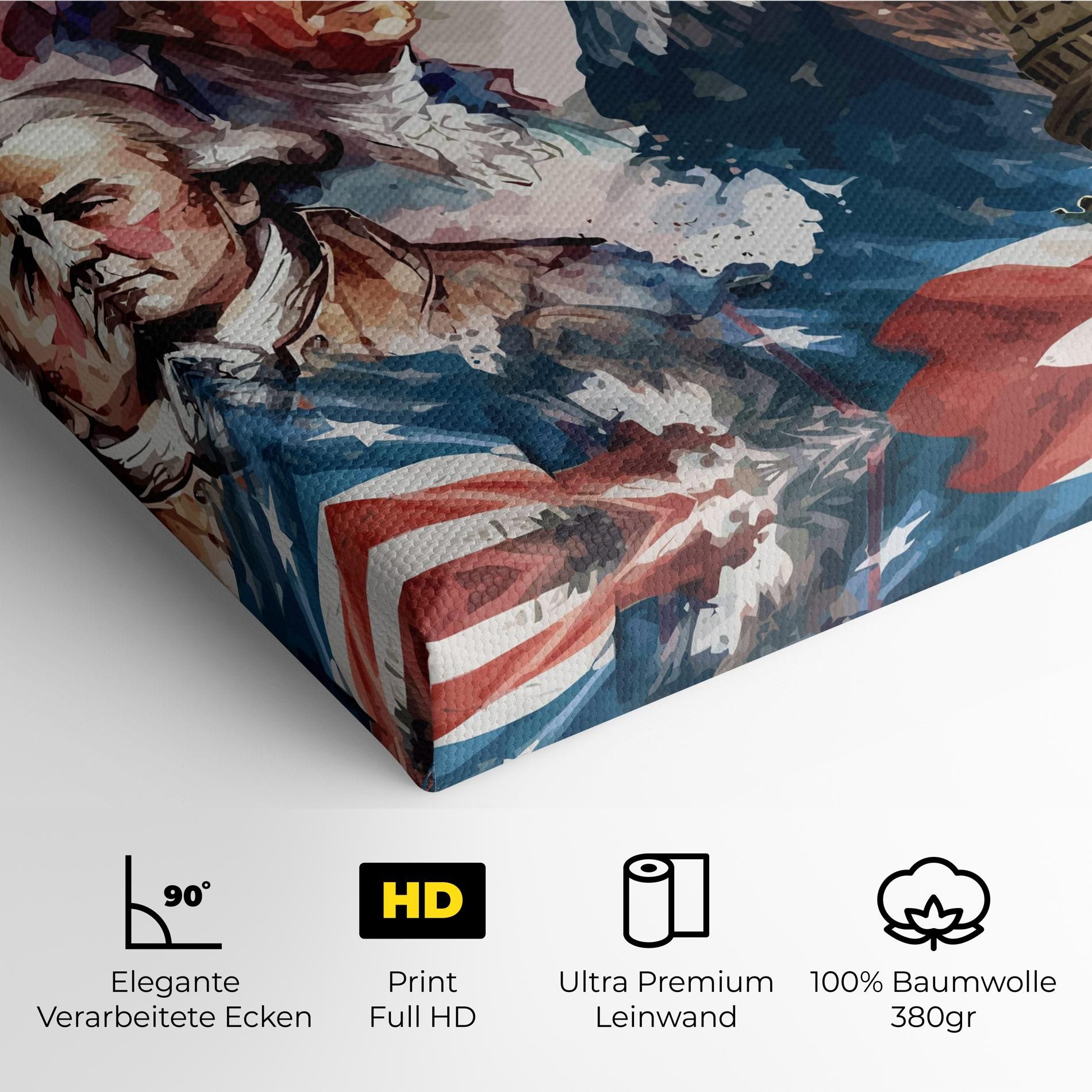 American Flag Art mockup 4