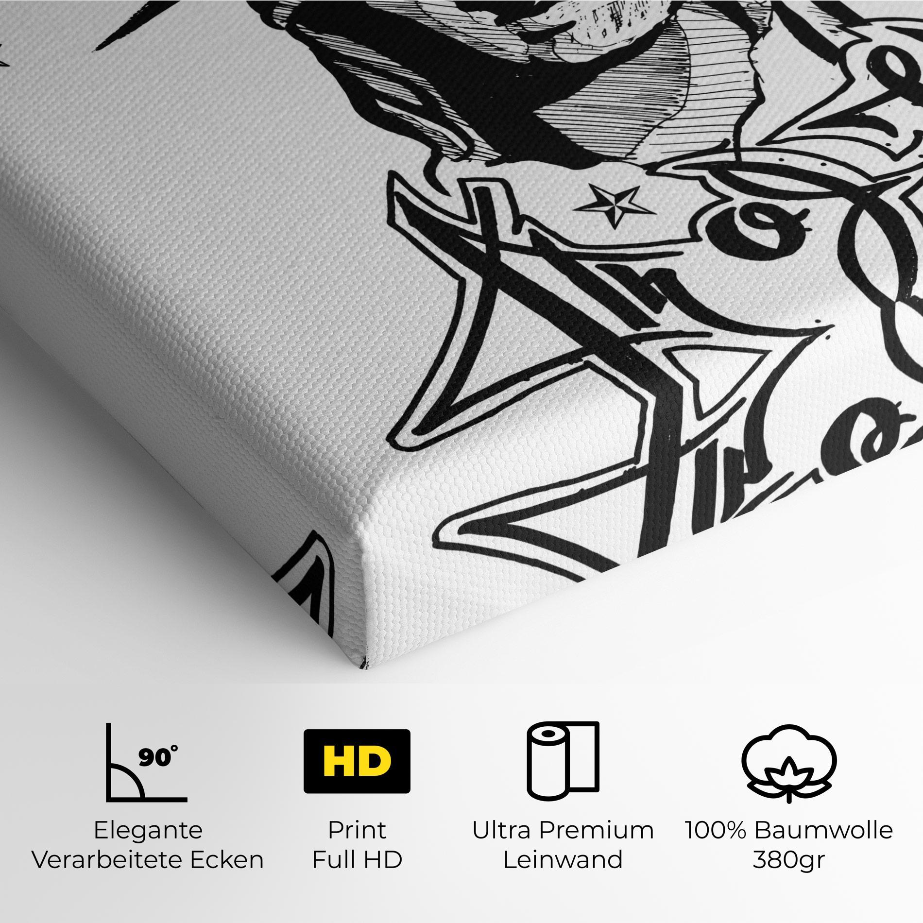 Leinwandbild Head Of Liberty Statue mockup 4