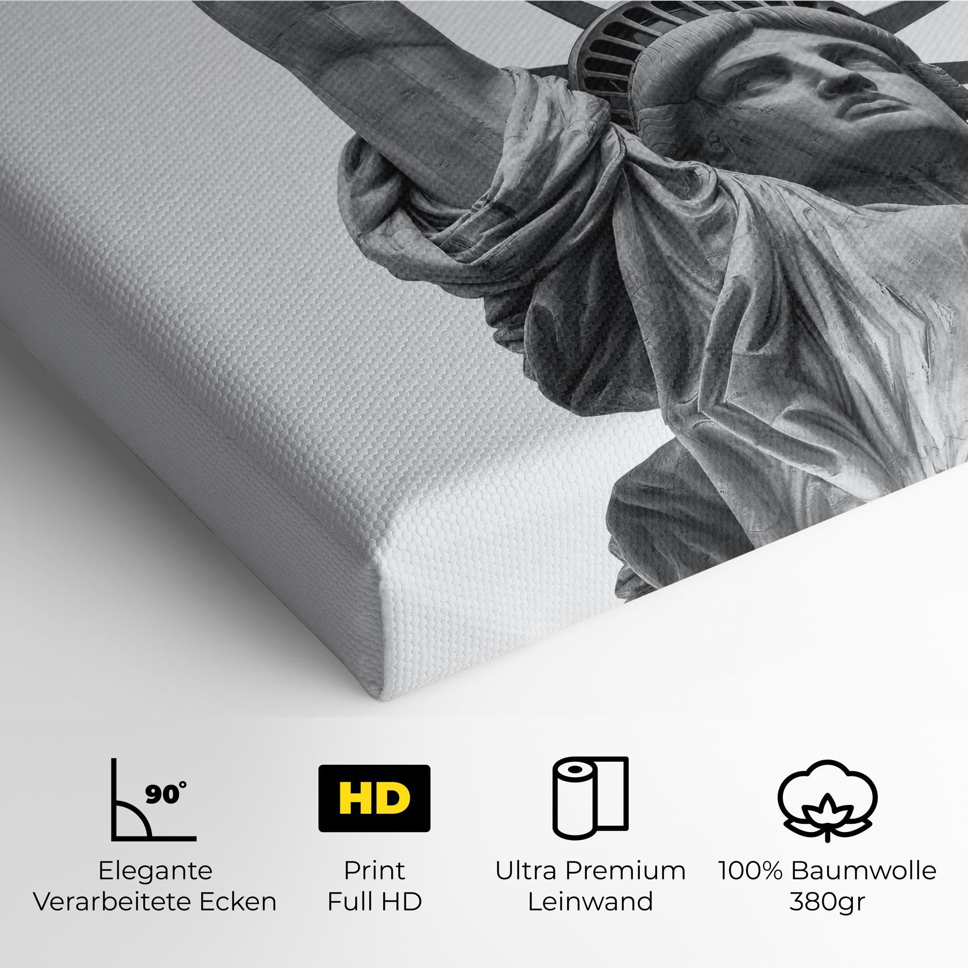 Leinwandbild Liberty Statue mockup 4