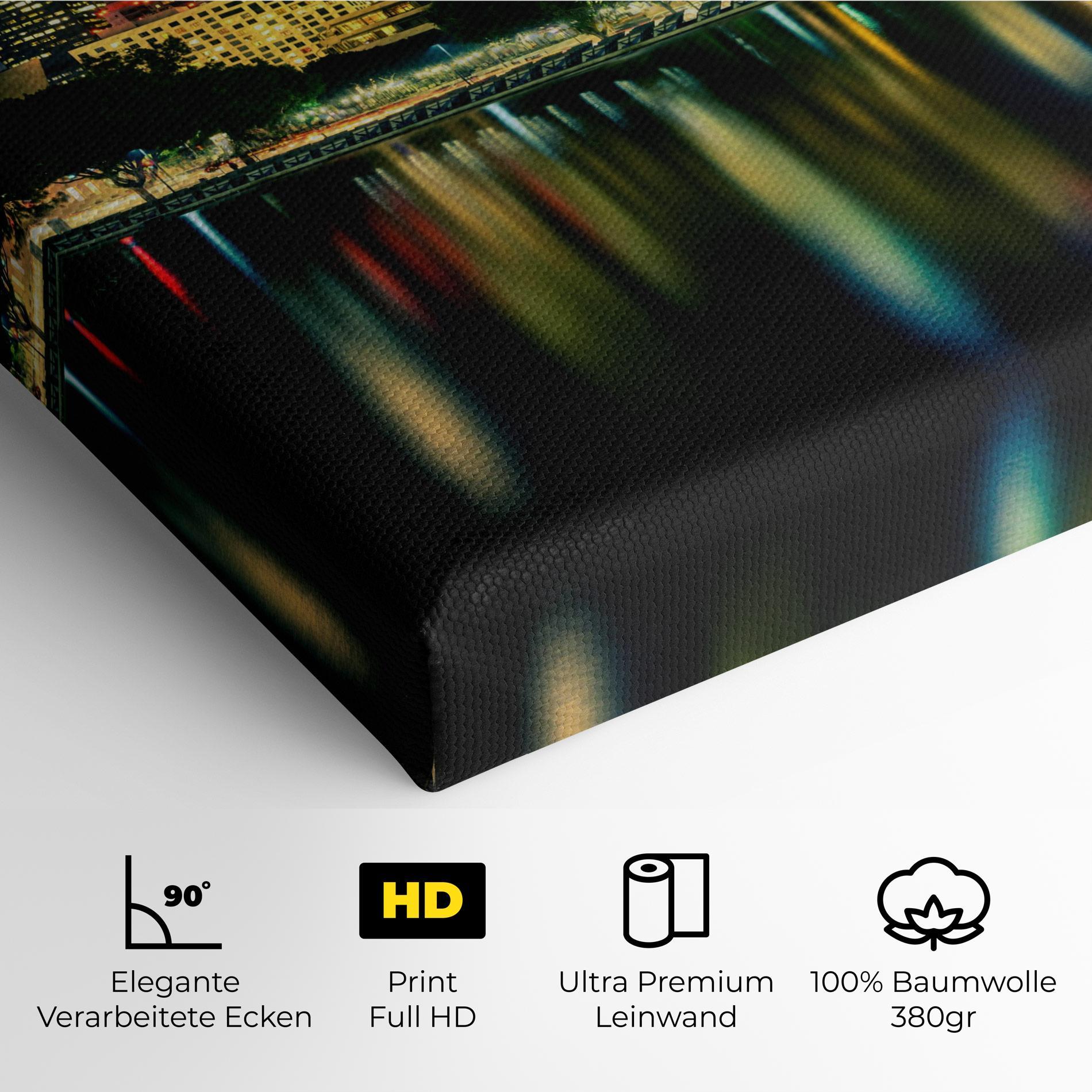 Leinwandbild Los Angeles Night mockup 4