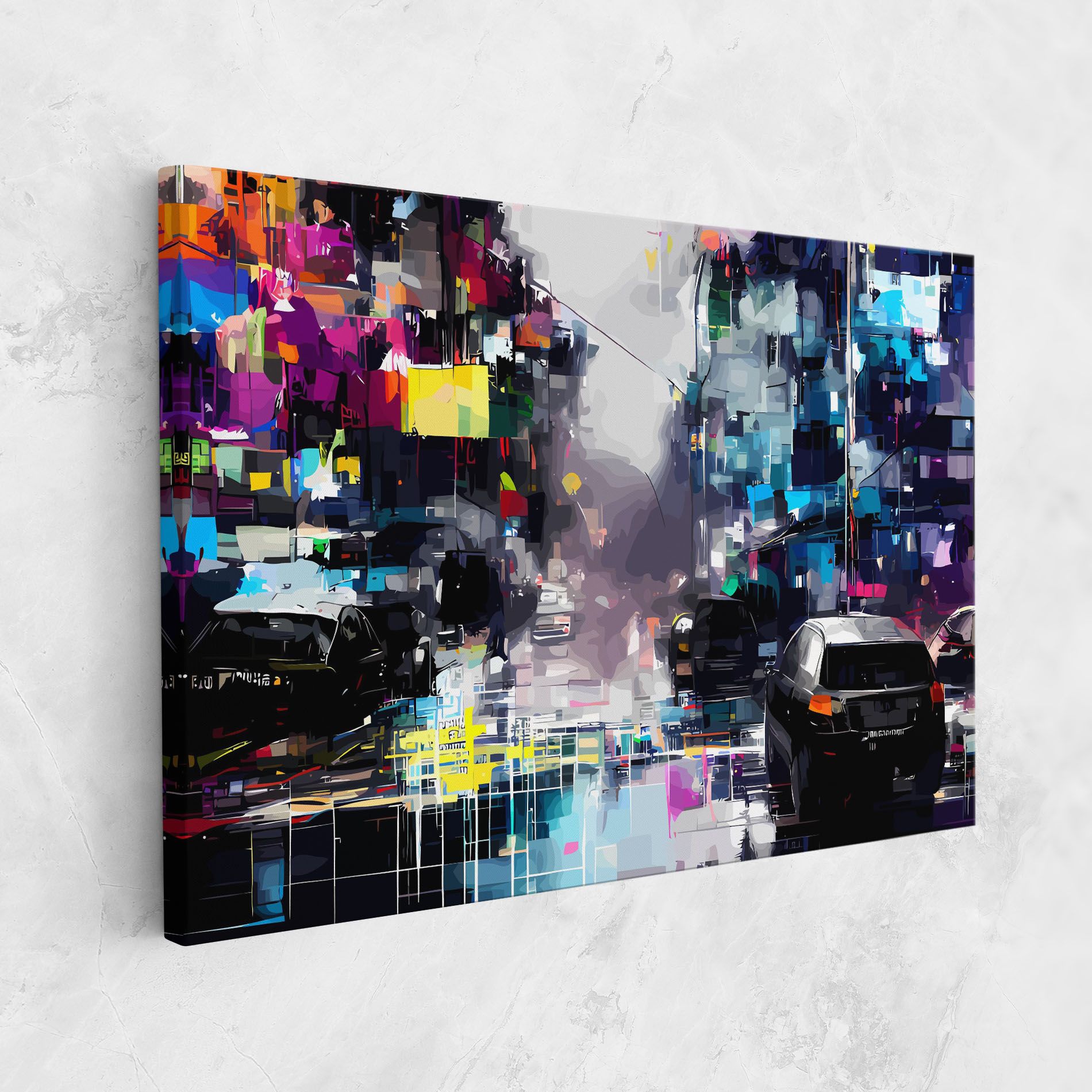 Grunge City Street mockup 1