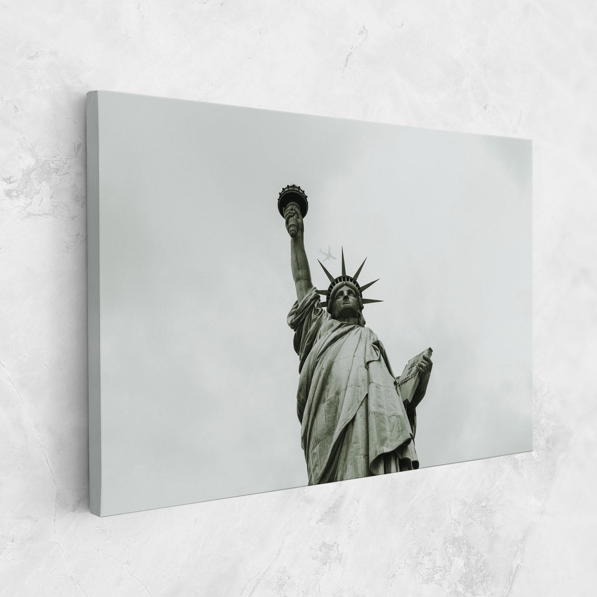 Leinwandbild Liberty Statue Day mockup 1