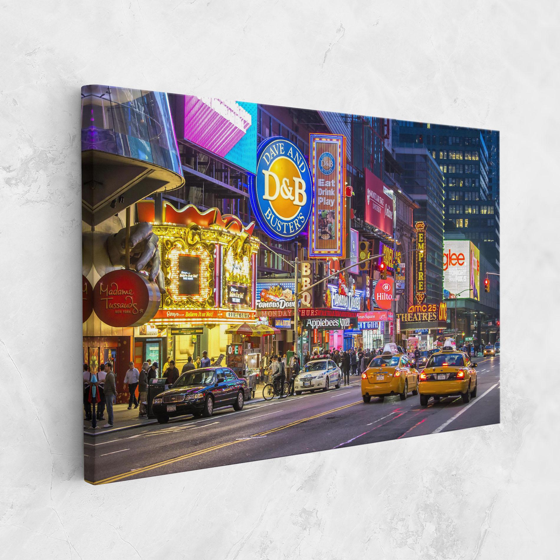 Leinwandbild New York Lights mockup 1