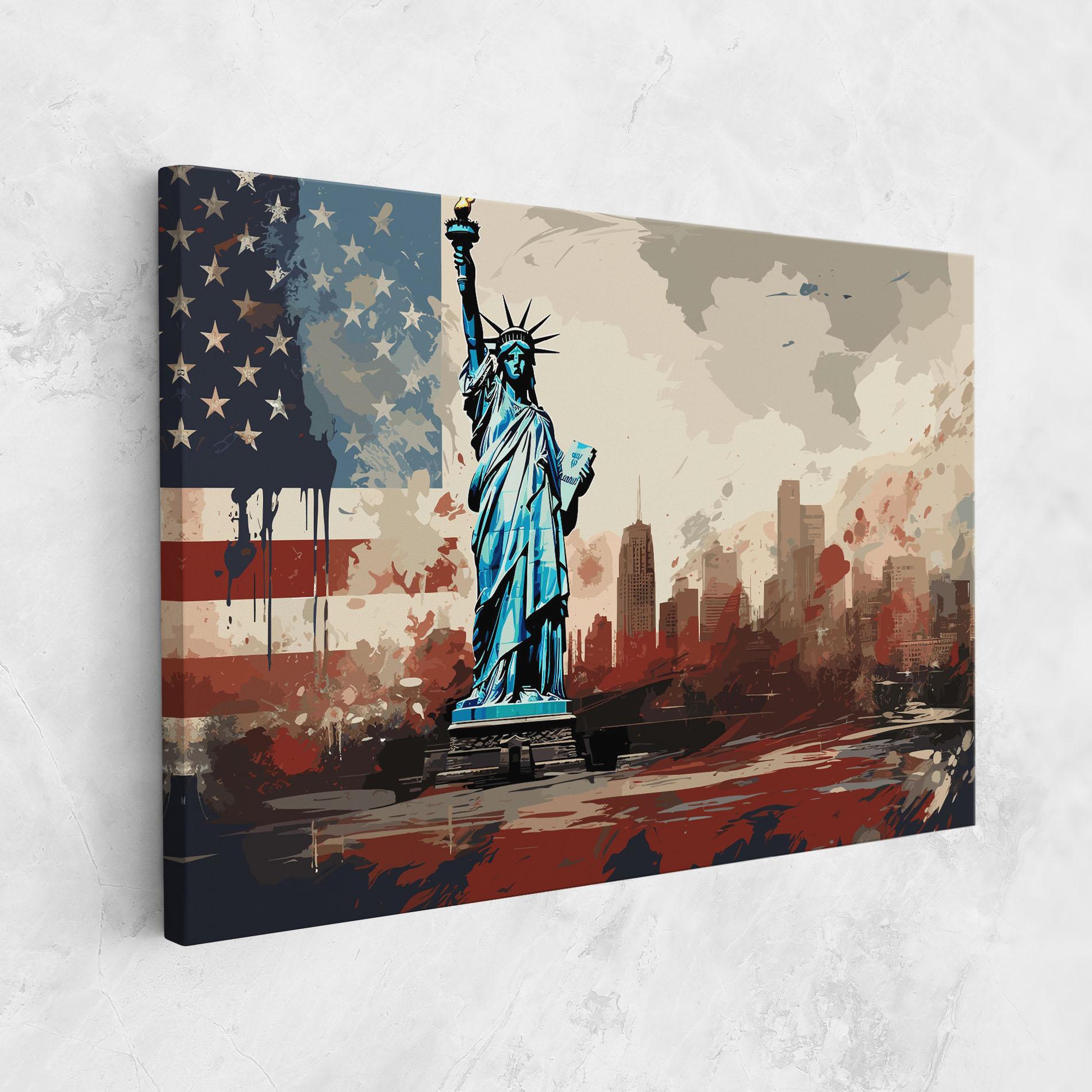 Leinwandbild Patriotism Cultural Art mockup 1