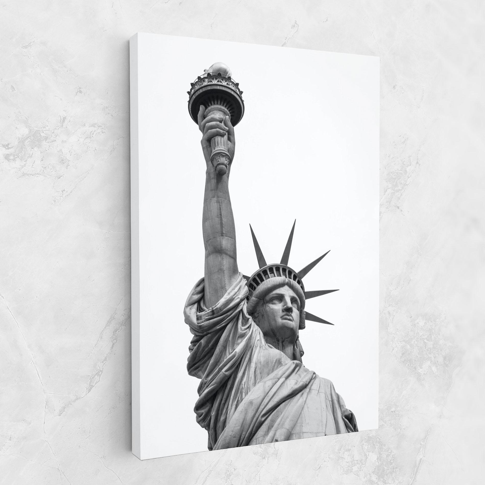 Leinwandbild Liberty Statue mockup 1