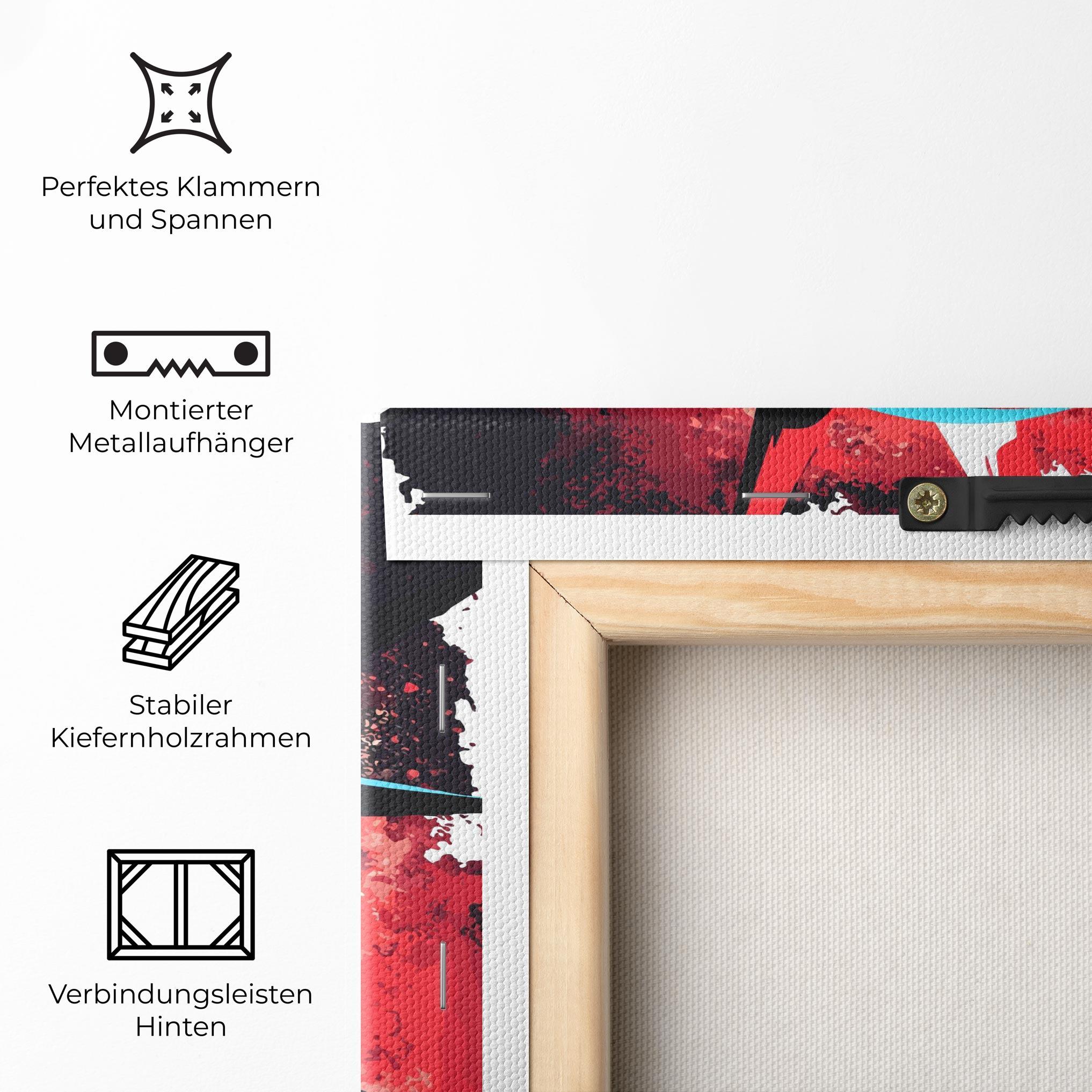 Leinwandbild Liberty Statue Art mockup 5