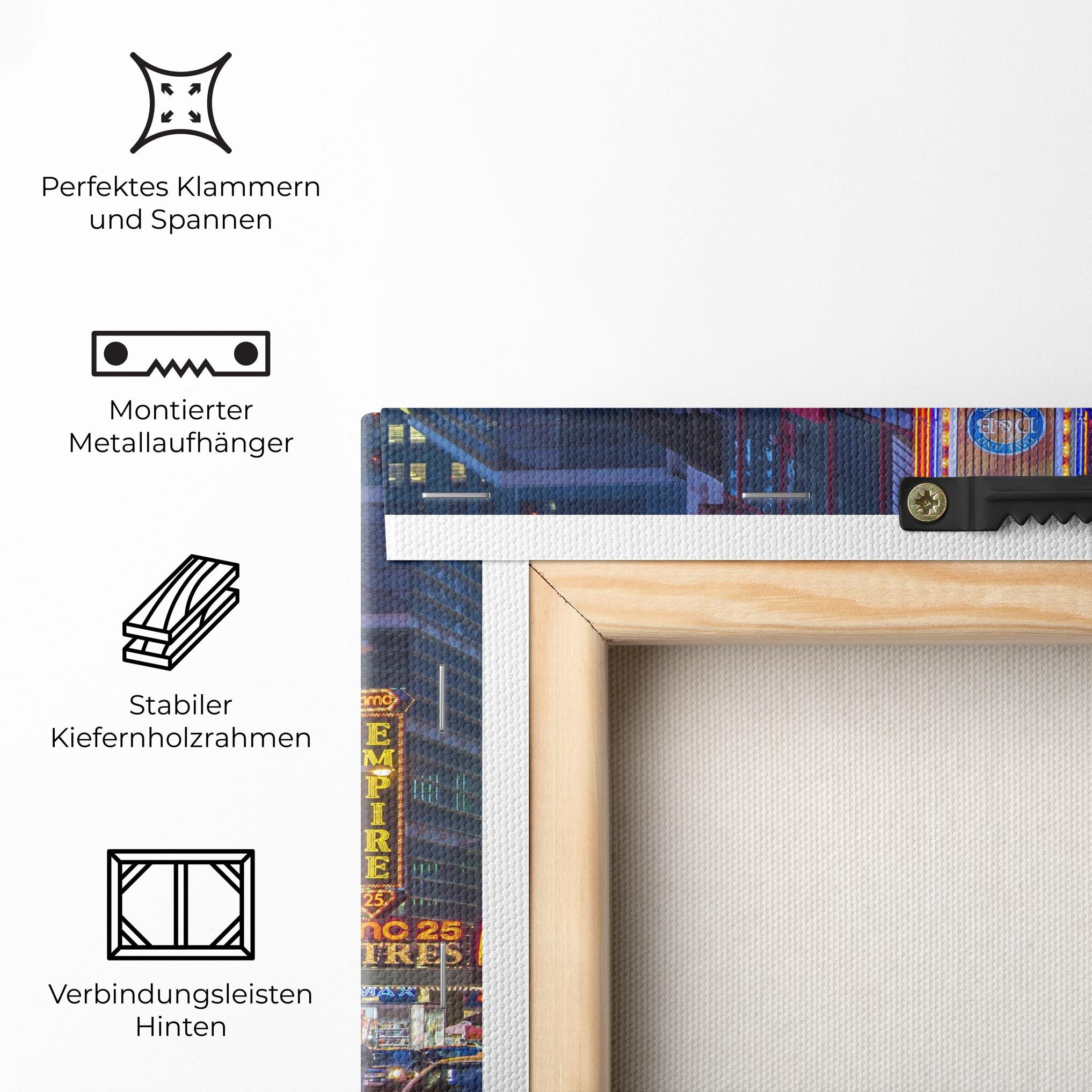 Leinwandbild New York Lights mockup 5