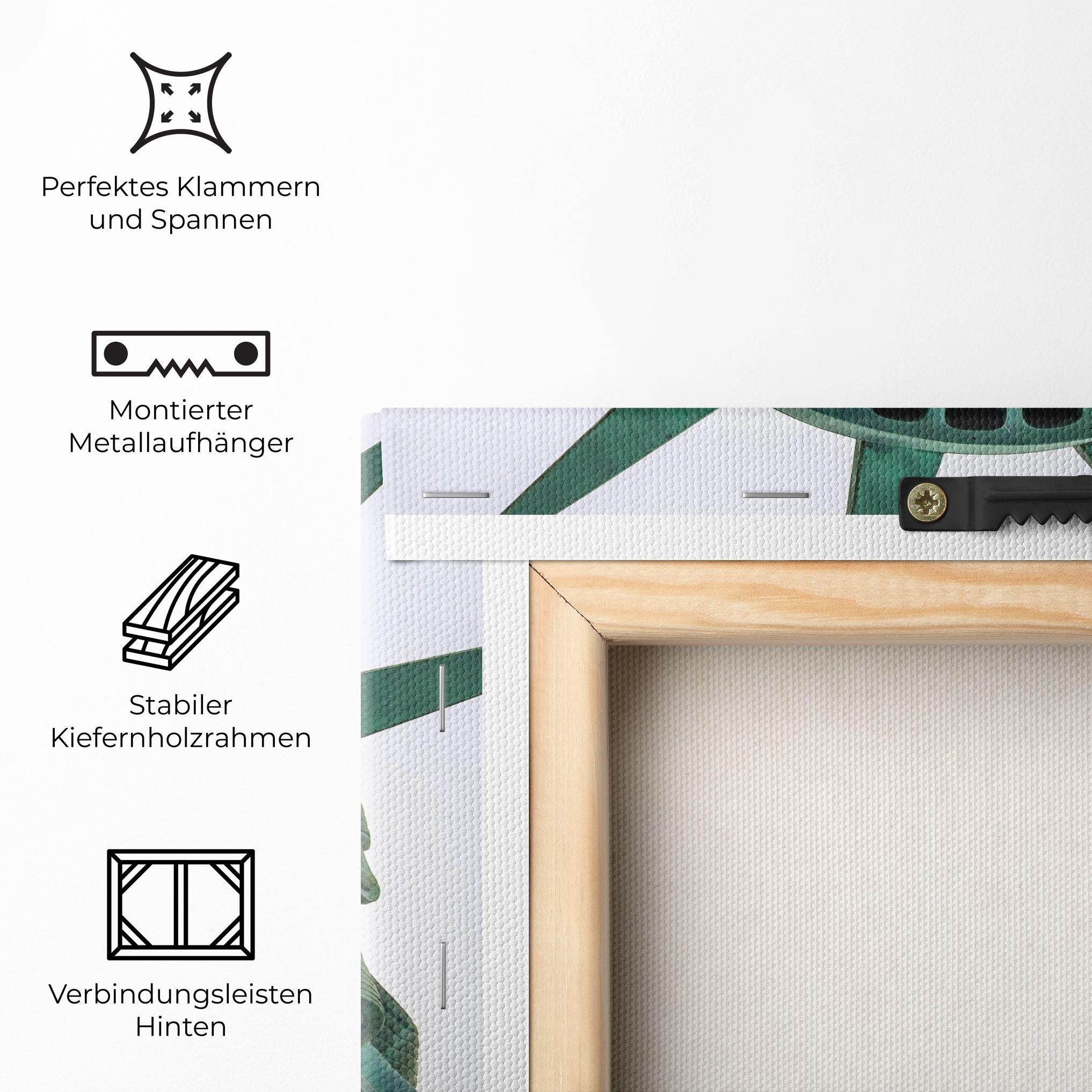 Leinwandbild Statue Of Liberty Head mockup 5