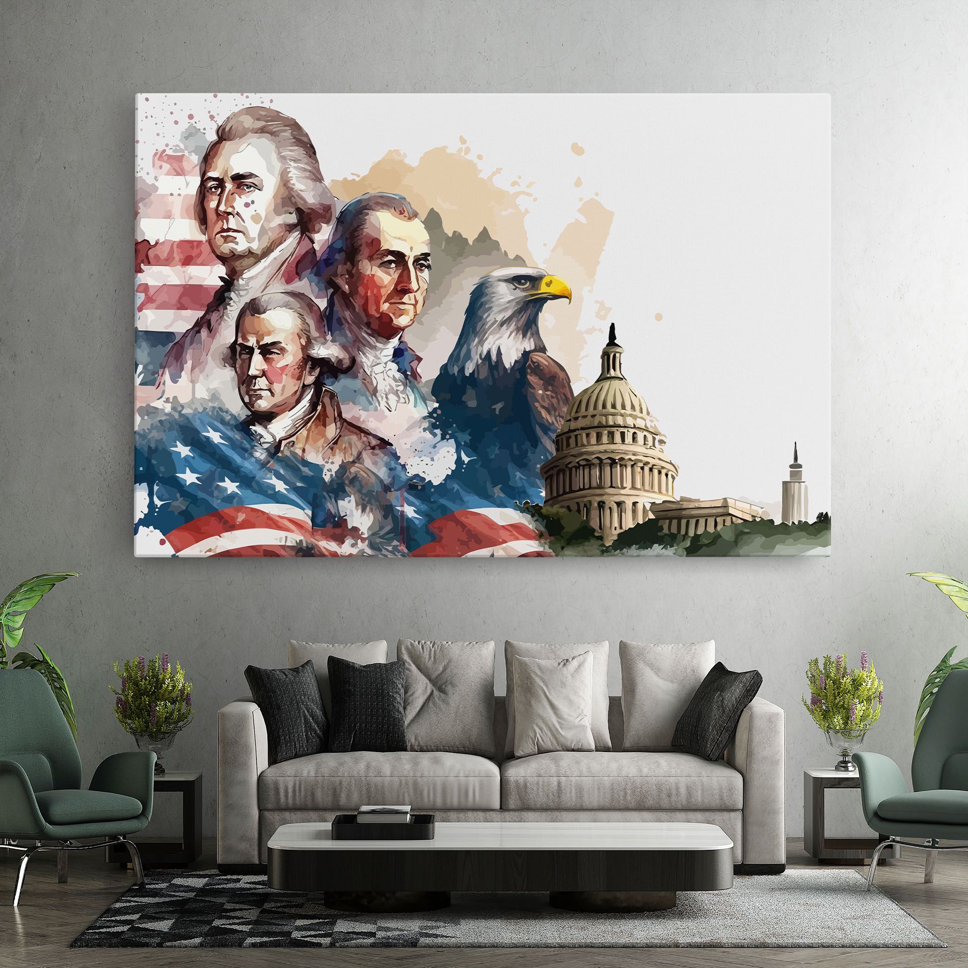 American Flag Art mockup 7