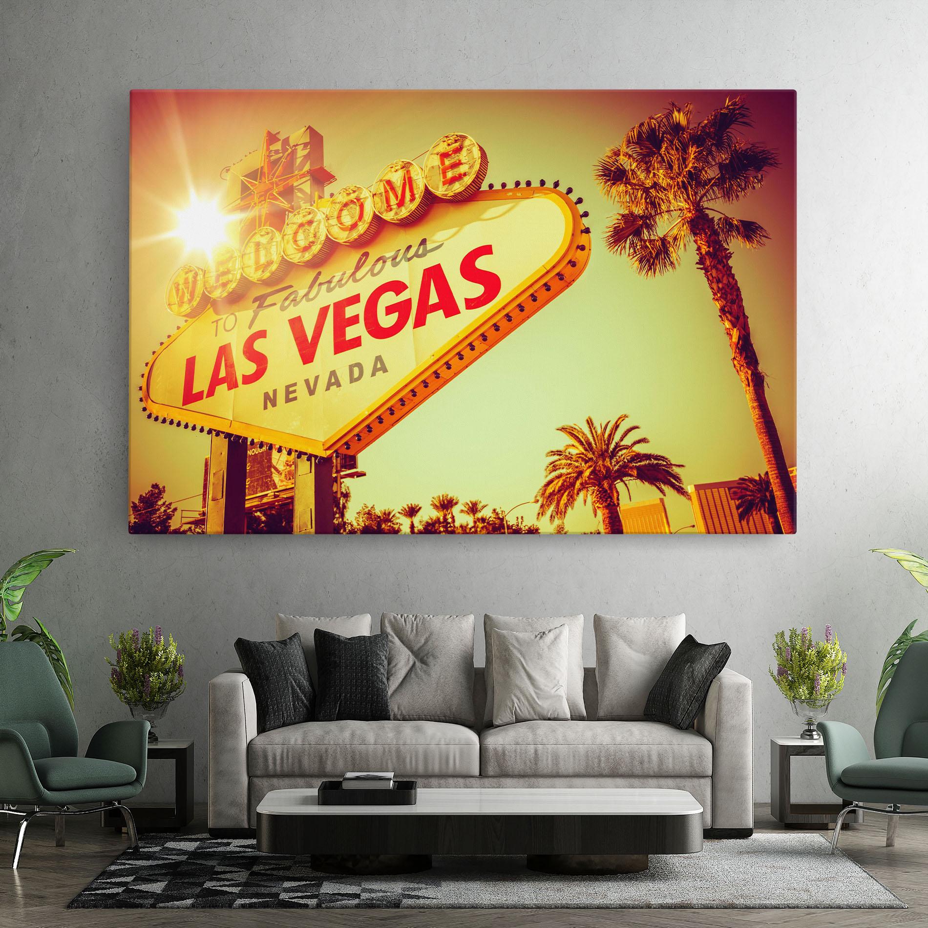 Leinwandbild Las Vegas Nevada mockup 7