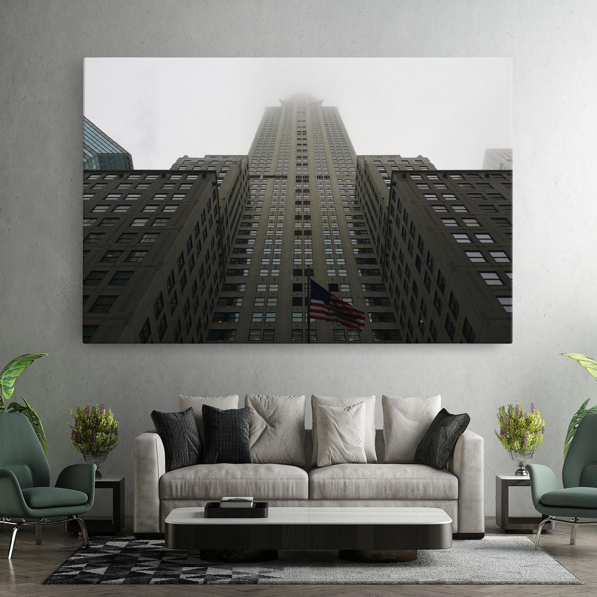 Leinwandbild New York City Skyscraper mockup 7