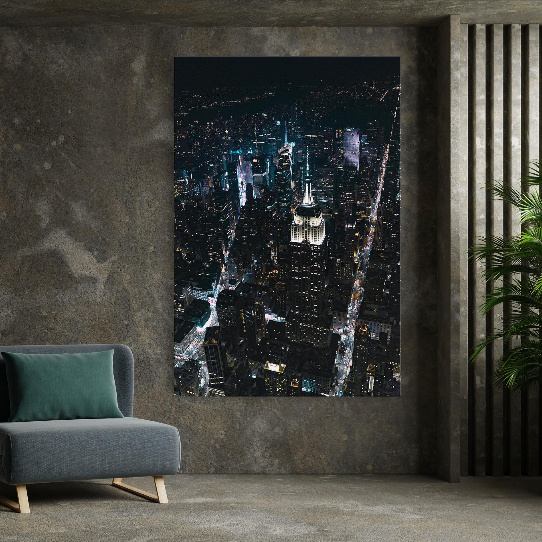 Leinwandbild Night Landscape mockup 7